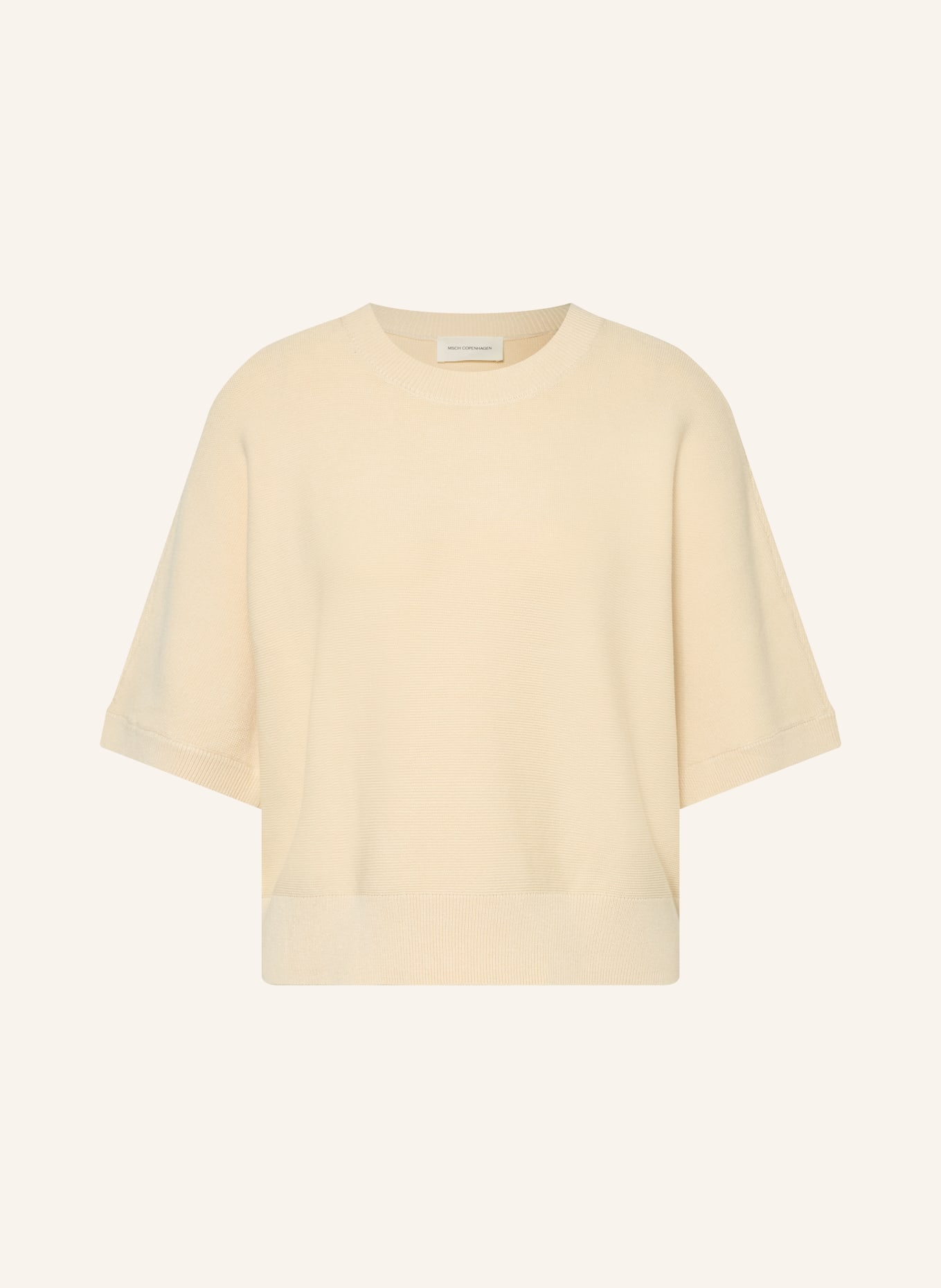 MSCH COPENHAGEN Knit shirt MSCHTHAMIRA: LIGHT BROWN