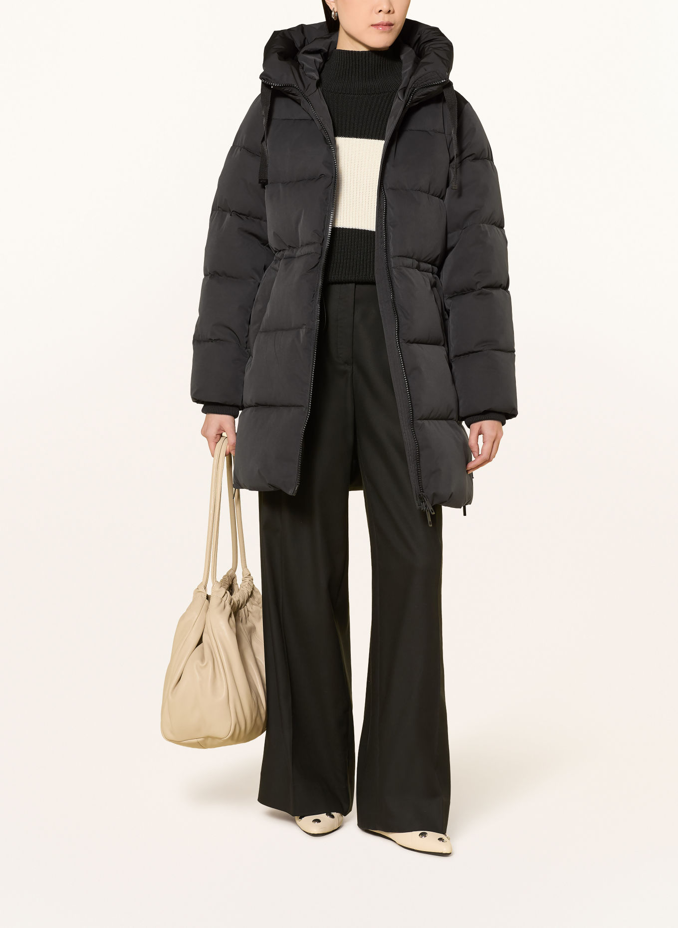 MSCH COPENHAGEN Quilted jacket MSCHMOLA: BLACK