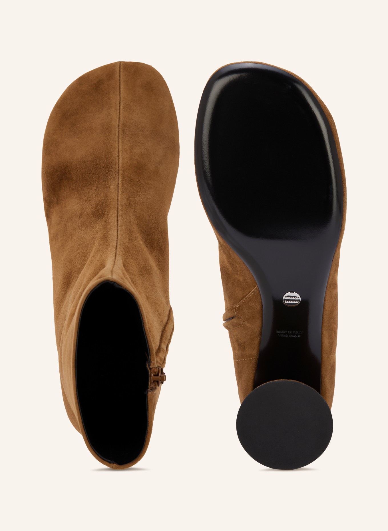 Proenza Schouler Bottines GLOVE: MARRON