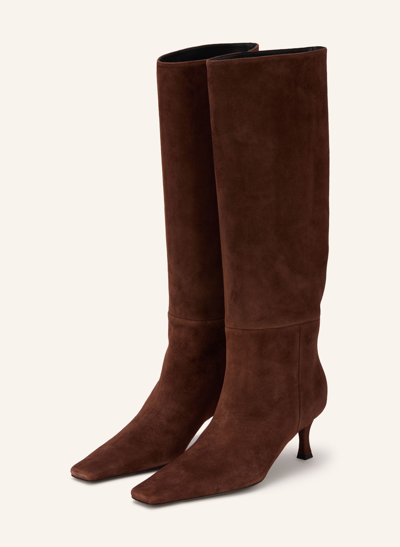 Proenza Schouler Bottes TRAP: MARRON FONCÉ