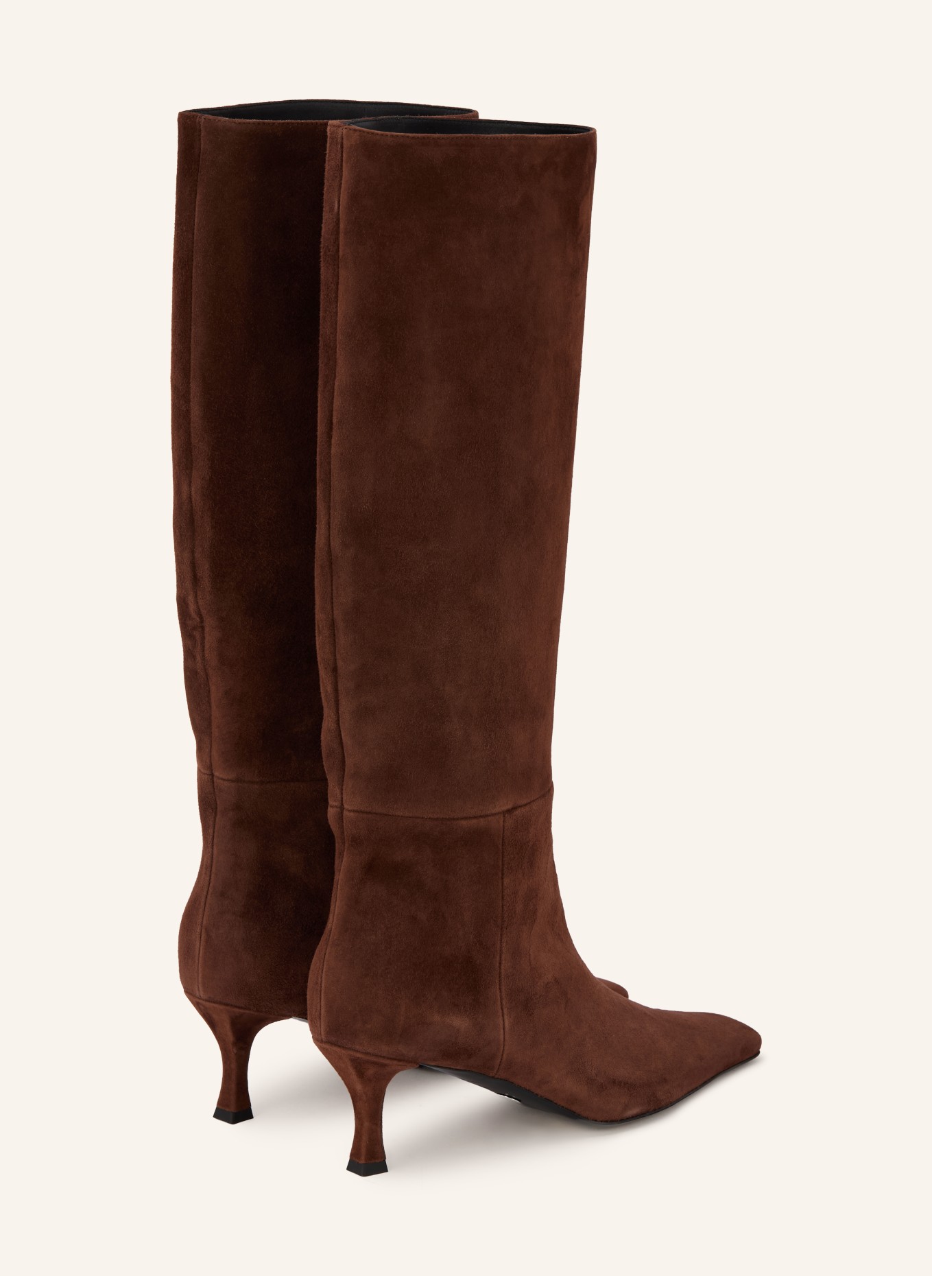 Proenza Schouler Bottes TRAP: MARRON FONCÉ