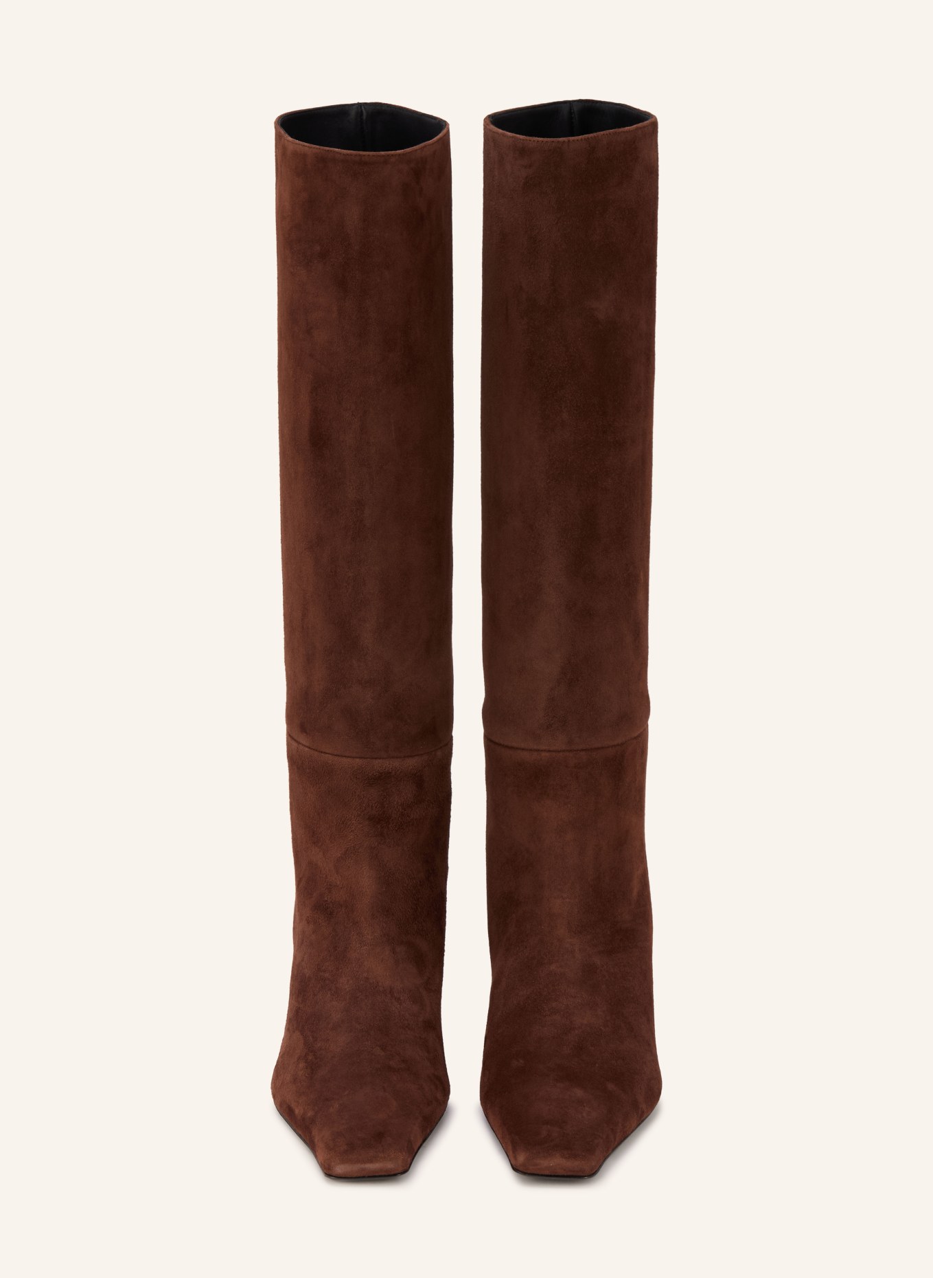 Proenza Schouler Bottes TRAP: MARRON FONCÉ