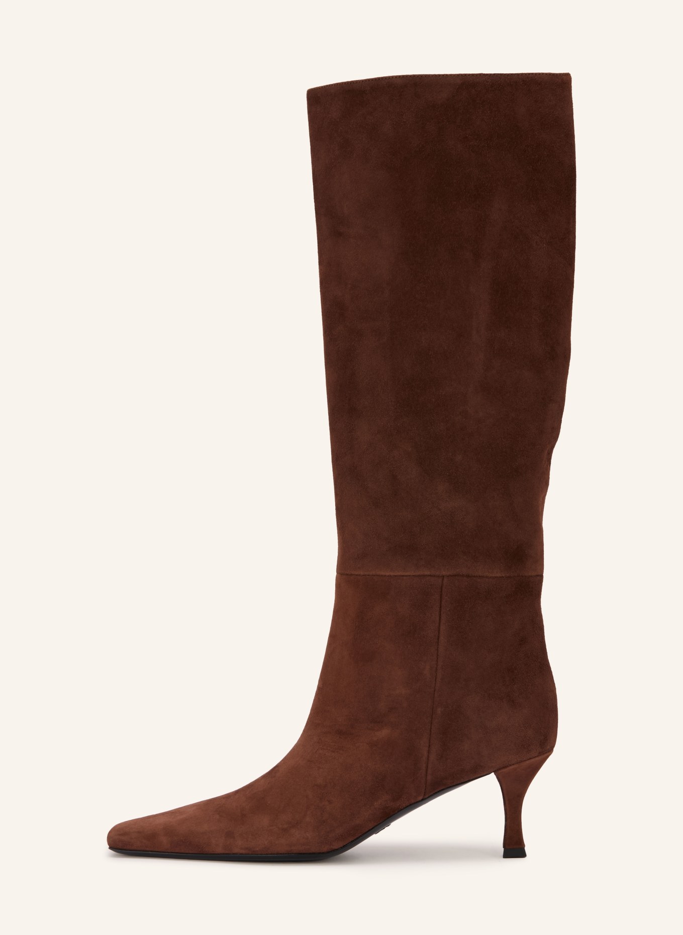 Proenza Schouler Bottes TRAP: MARRON FONCÉ