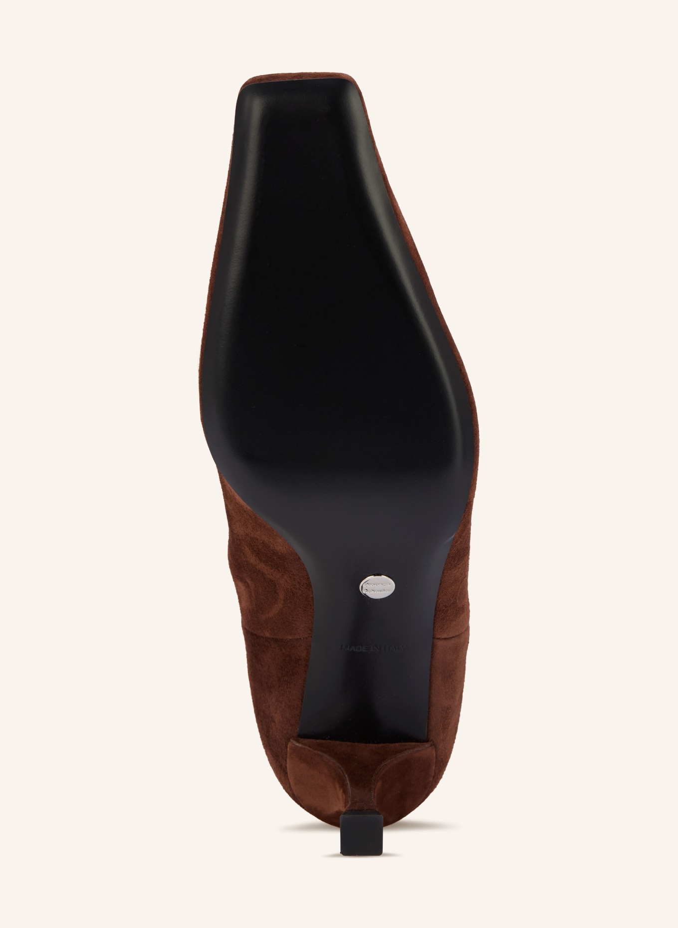 Proenza Schouler Bottes TRAP: MARRON FONCÉ