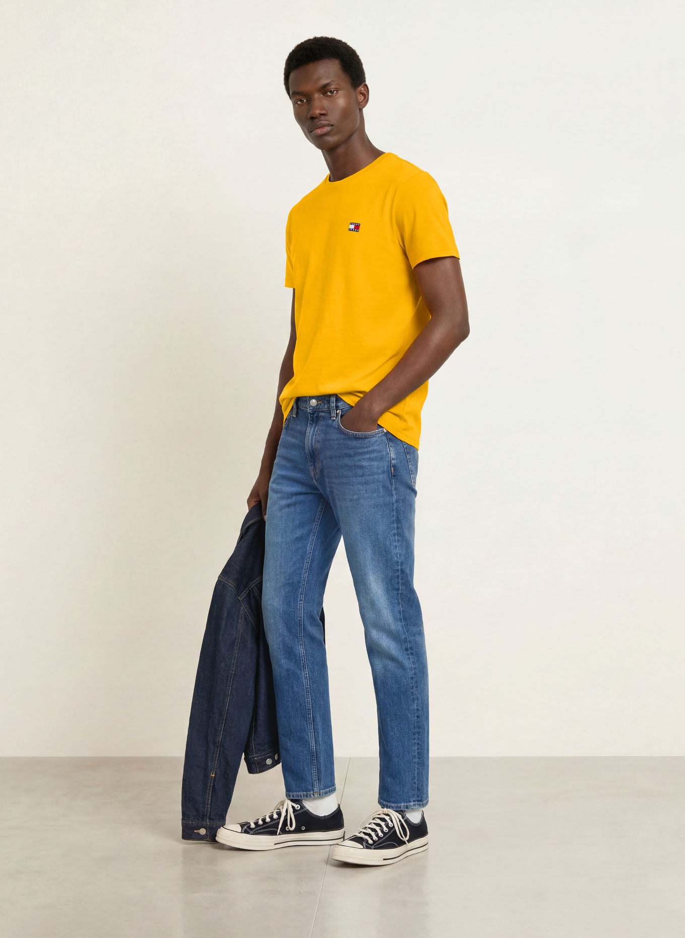 TOMMY JEANS T-shirt: GEEL