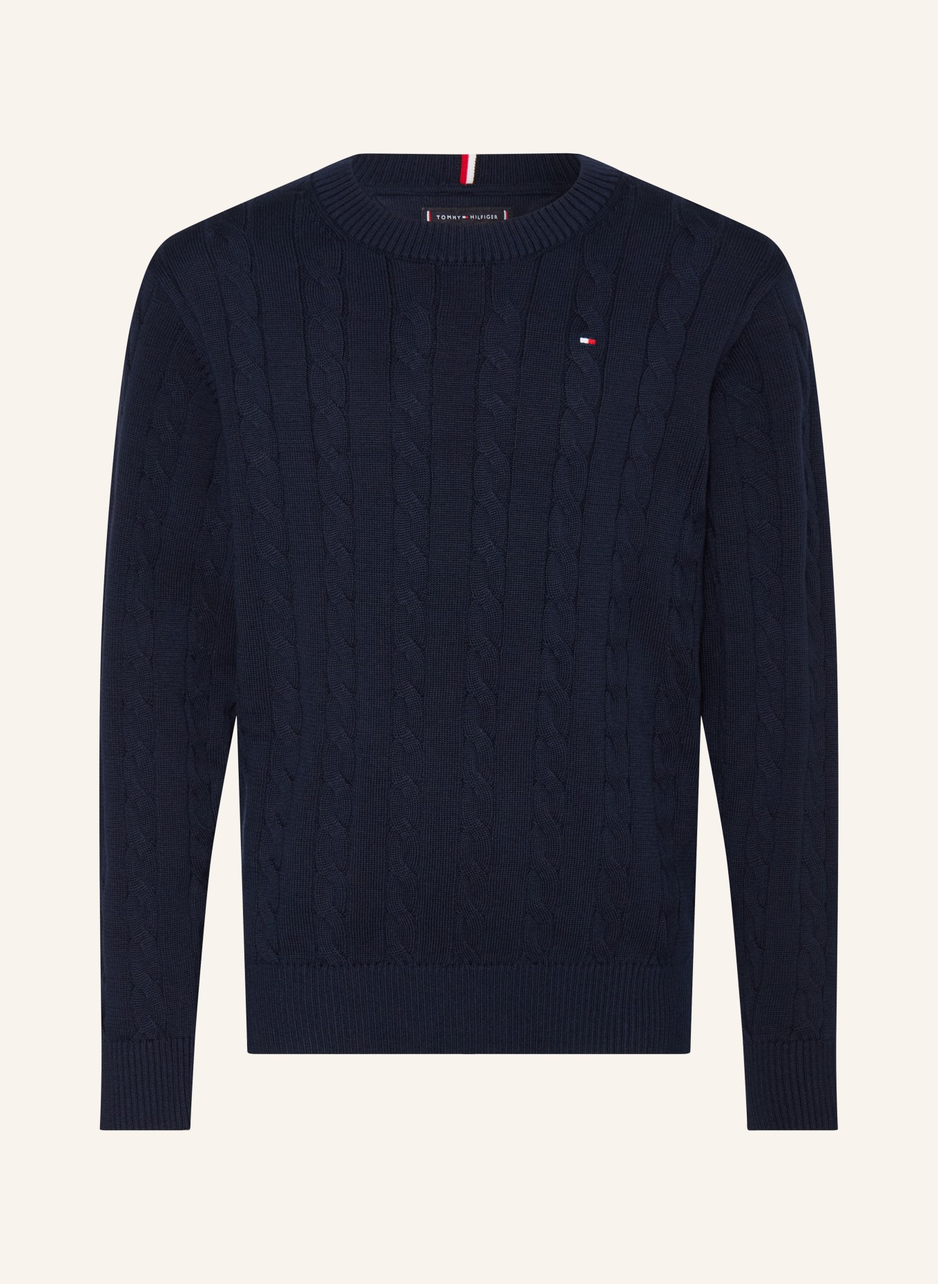 TOMMY HILFIGER Sweater: DARK BLUE