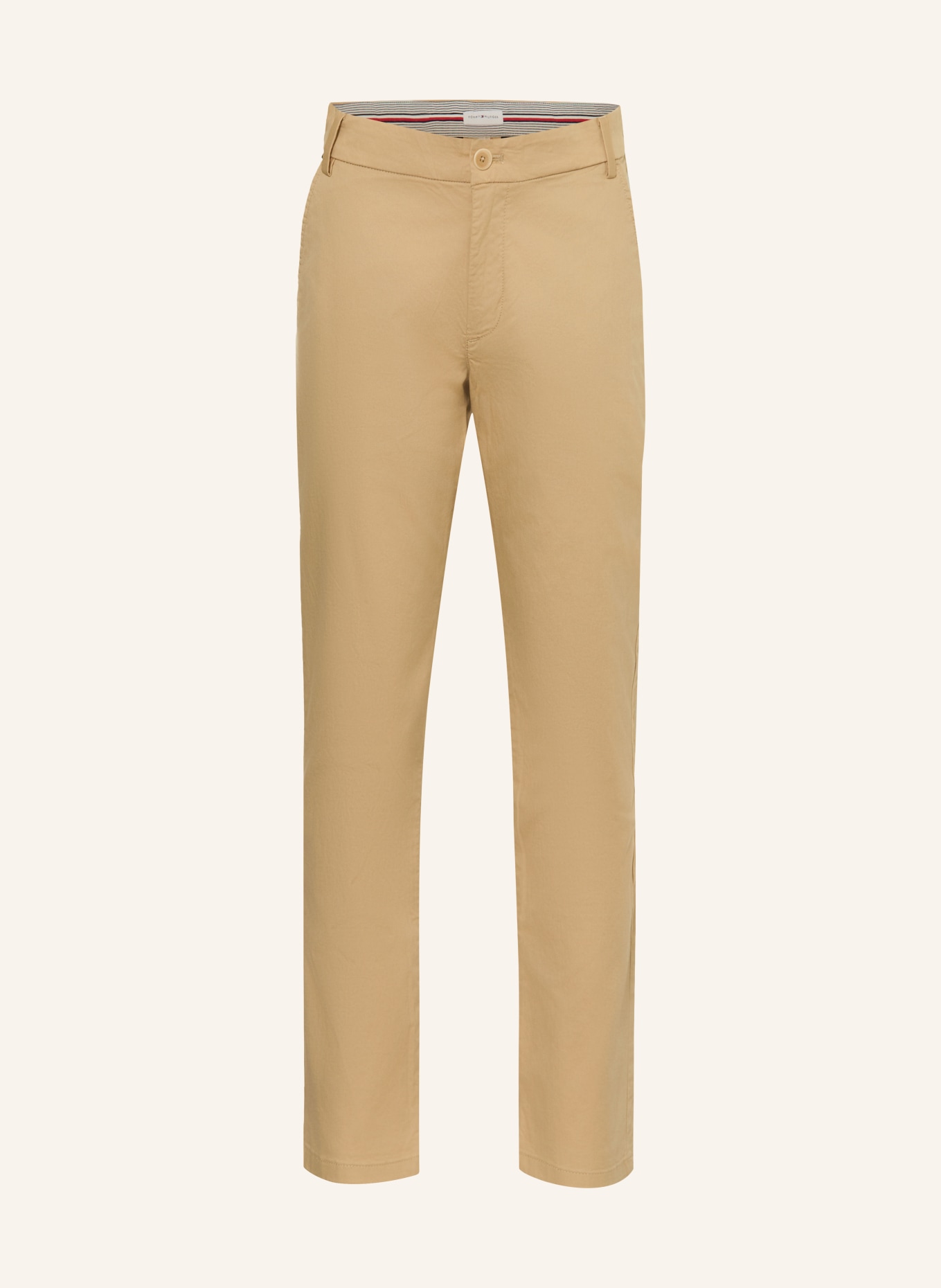 TOMMY HILFIGER Spodnie slim fit: BEŻOWY