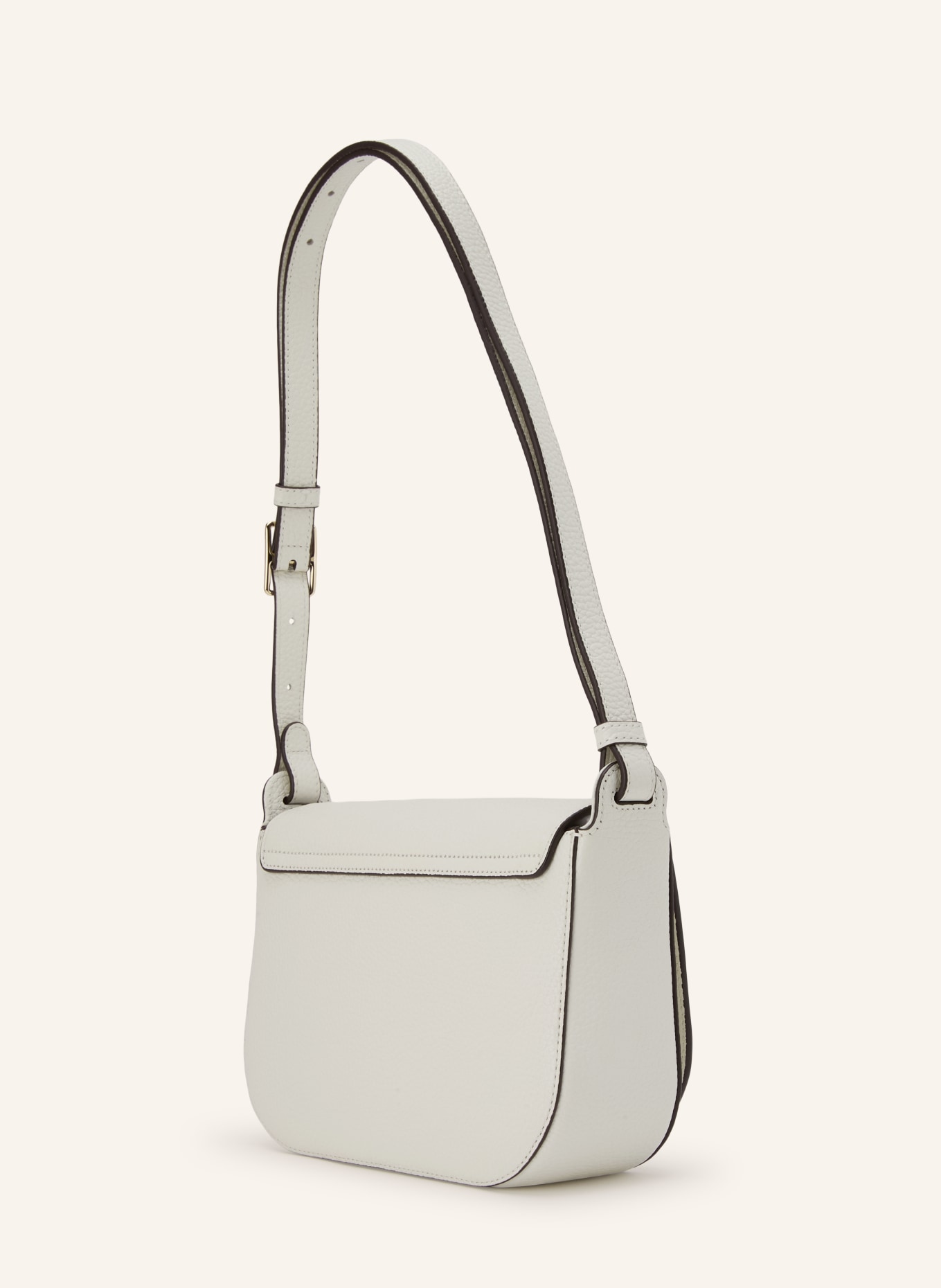 AIGNER Umhängetasche PURA: CREME / GOLD / DUNKELBRAUN