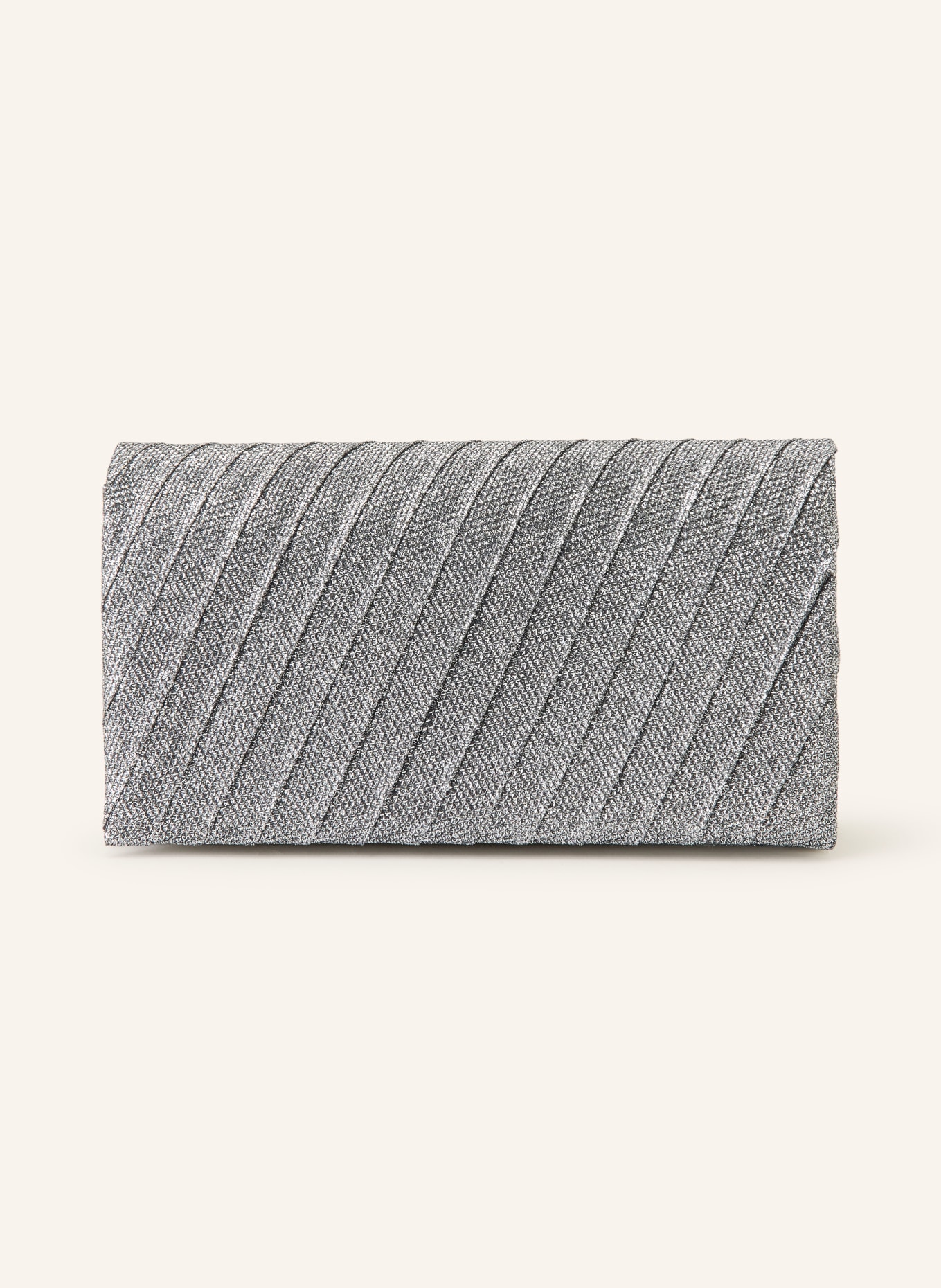 Vera Mont Clutch mit Glitzergarn: SILBER