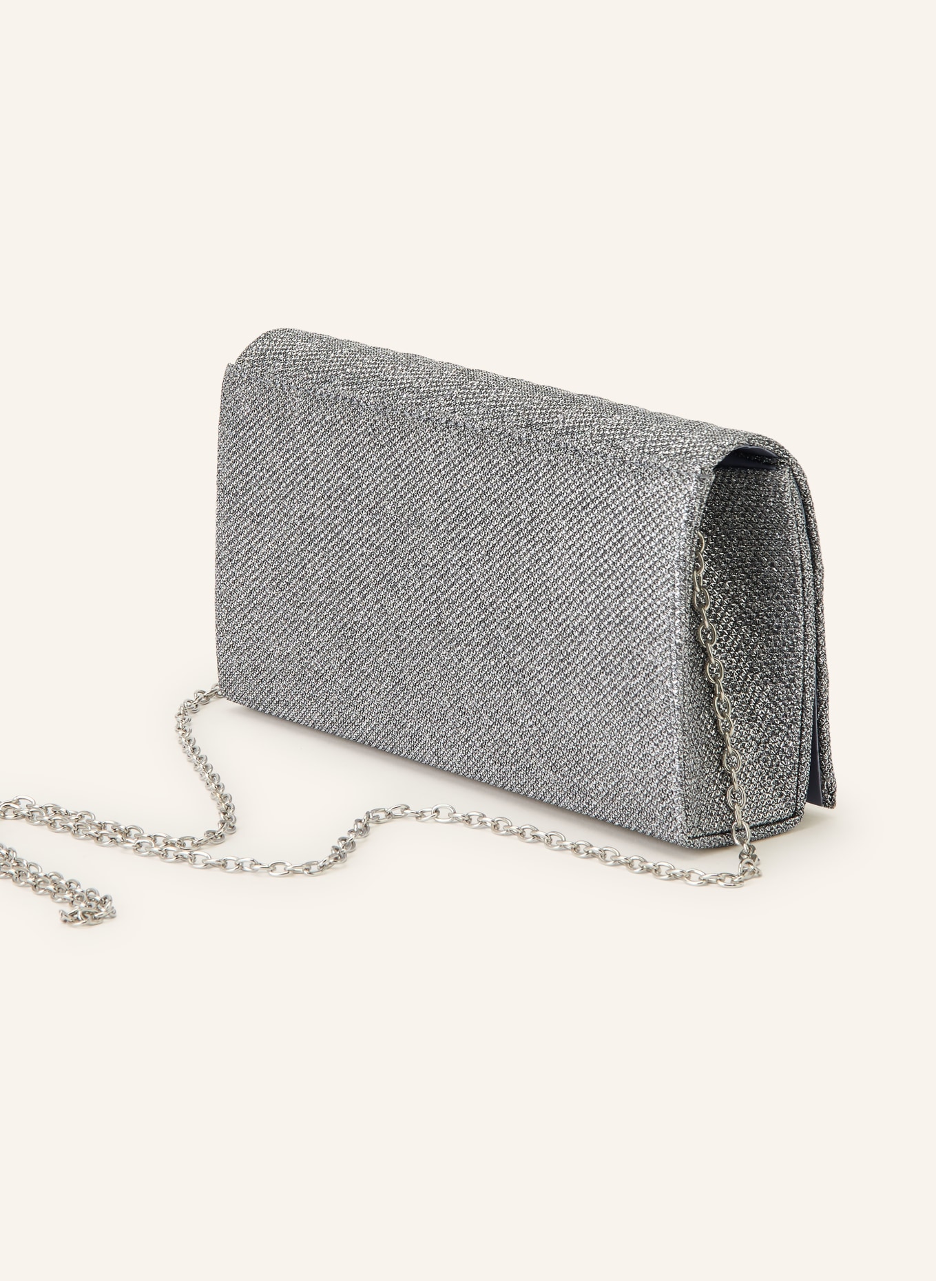 Vera Mont Clutch mit Glitzergarn: SILBER