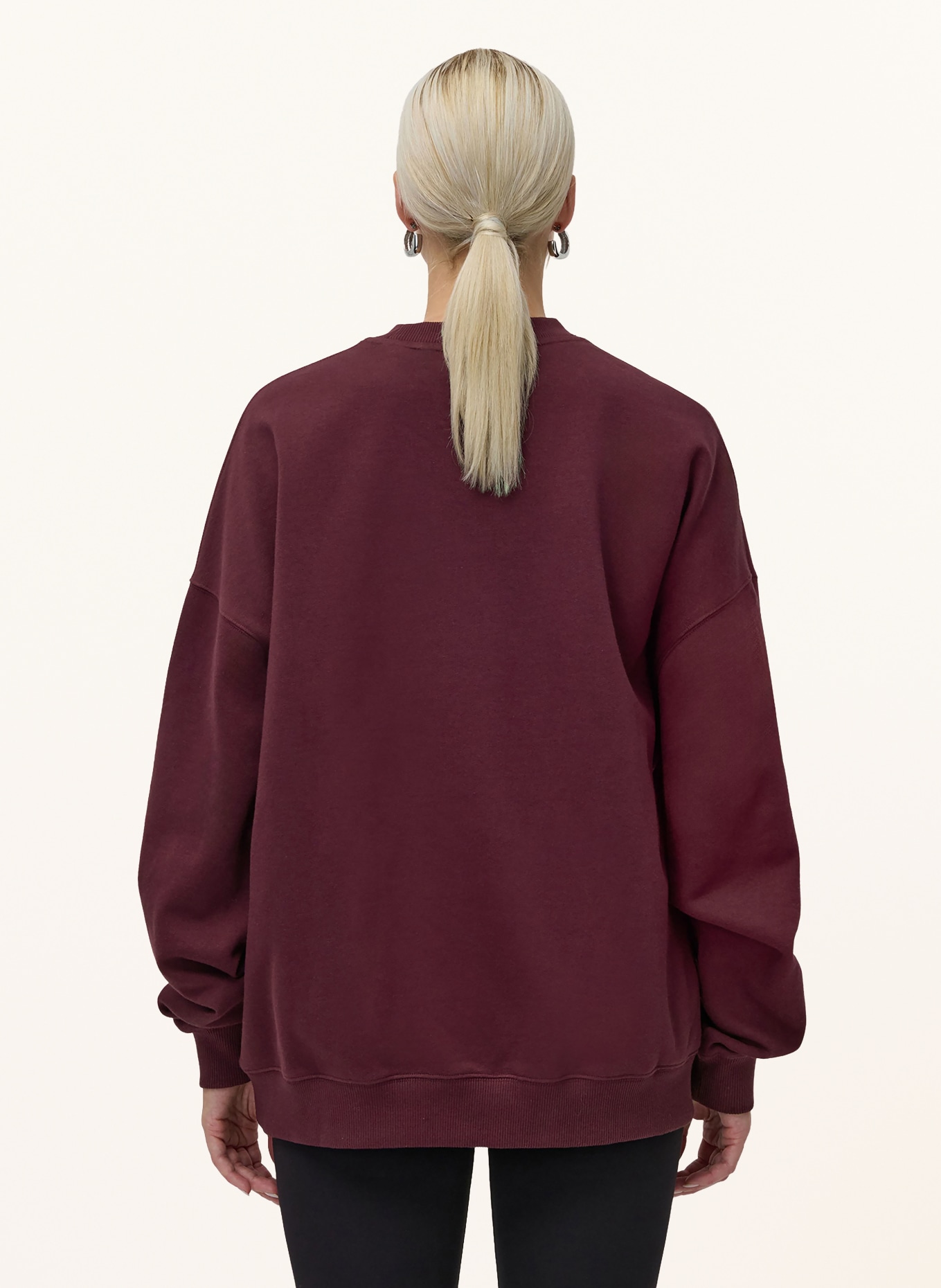 LeGer Studio Oversized sweatshirt ISABELLE: DONKERROOD