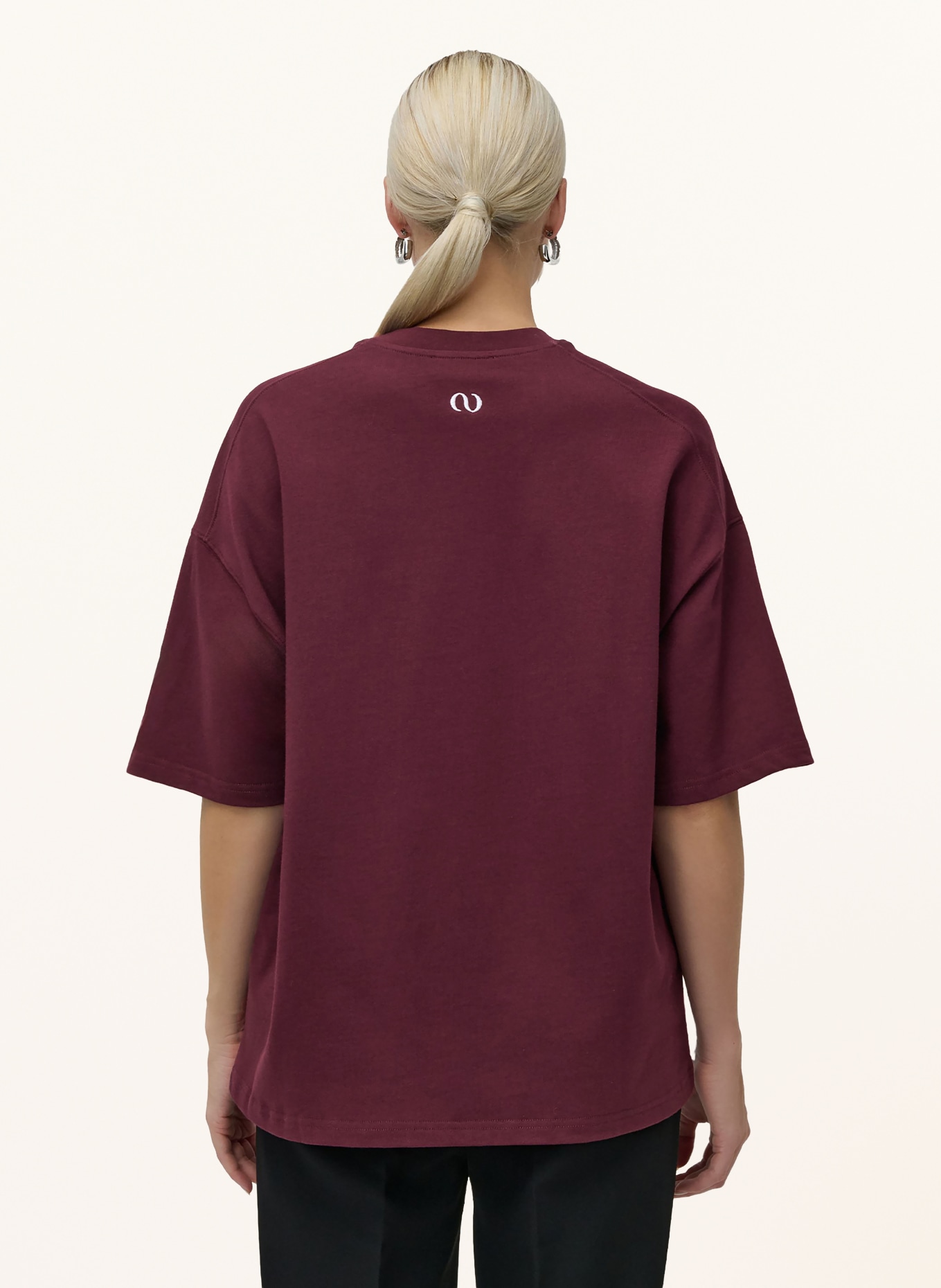 LeGer Studio Tricou SOFIE: ROȘU ÎNCHIS