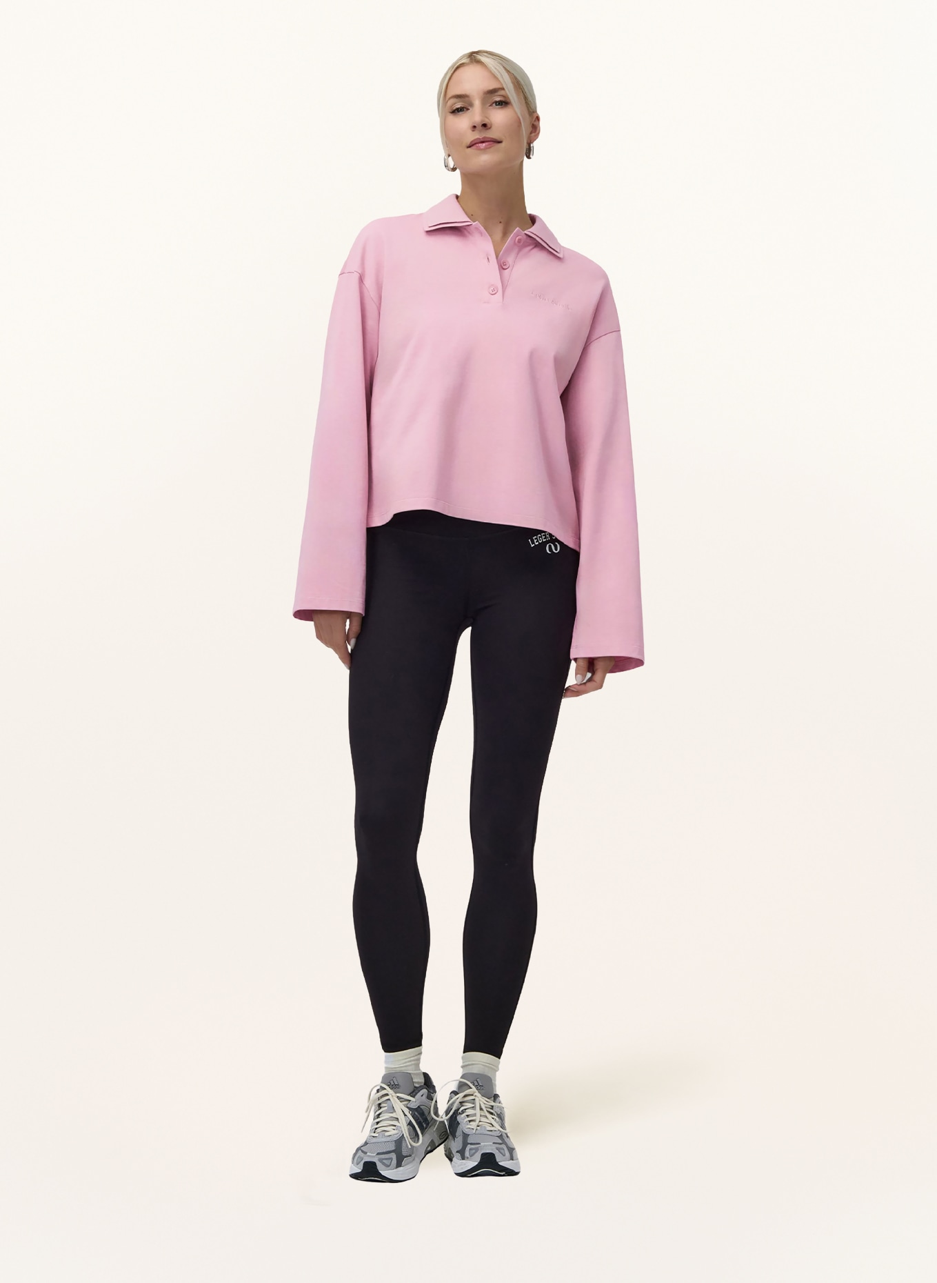 LeGer Studio Jersey-Poloshirt PINA: ROSÉ
