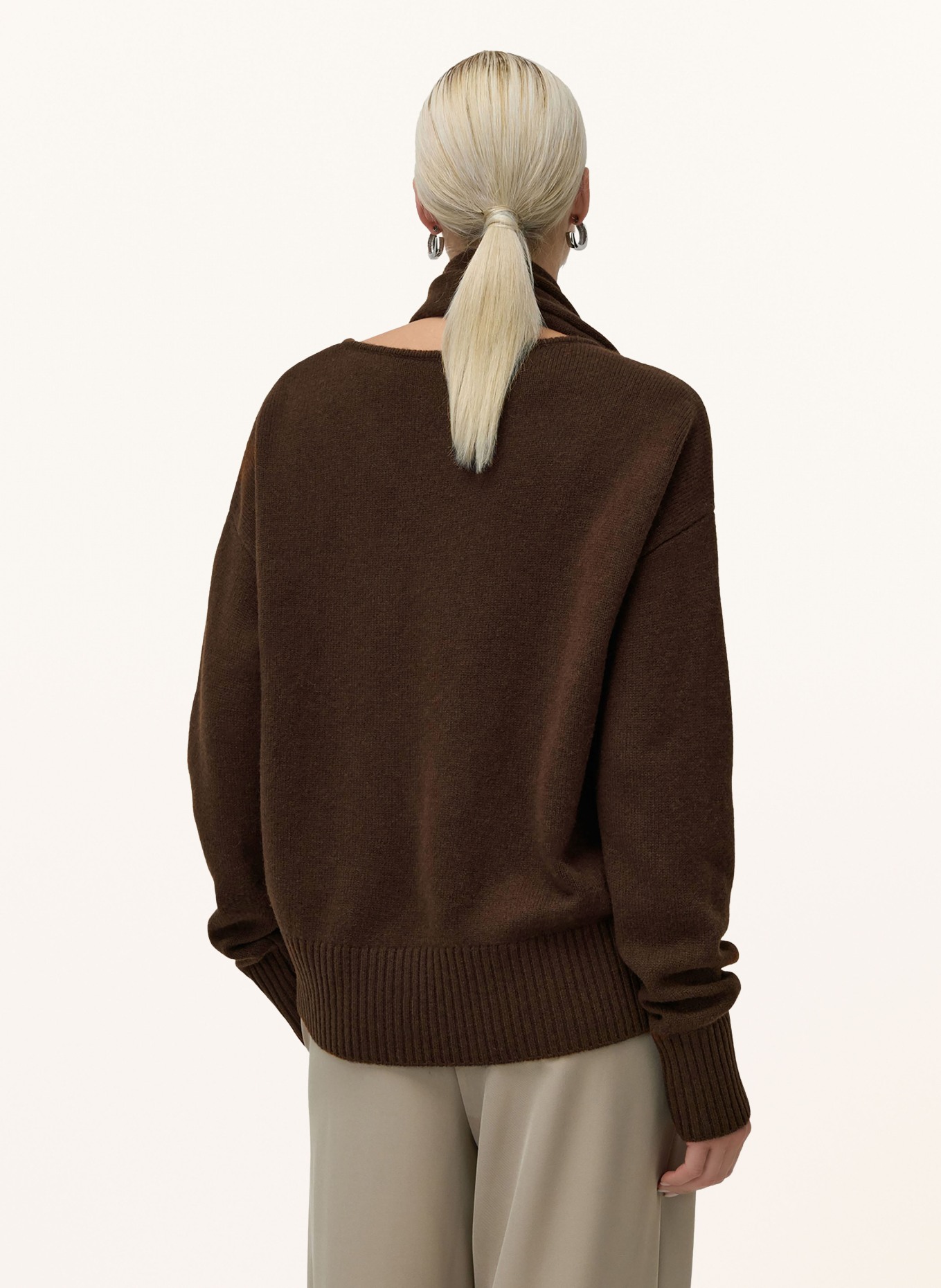 LeGer Studio Trui HELGA: MARRON FONCÉ