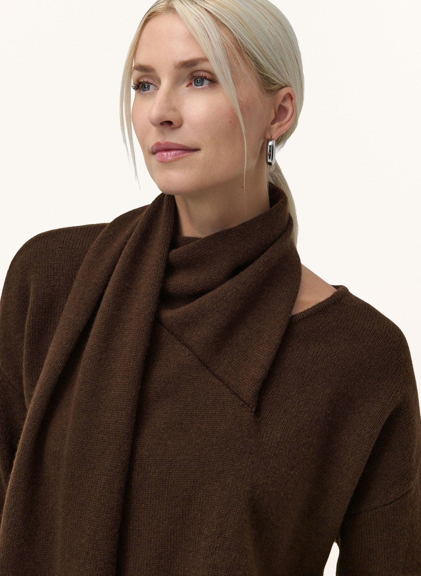LeGer Studio Trui HELGA: MARRON FONCÉ