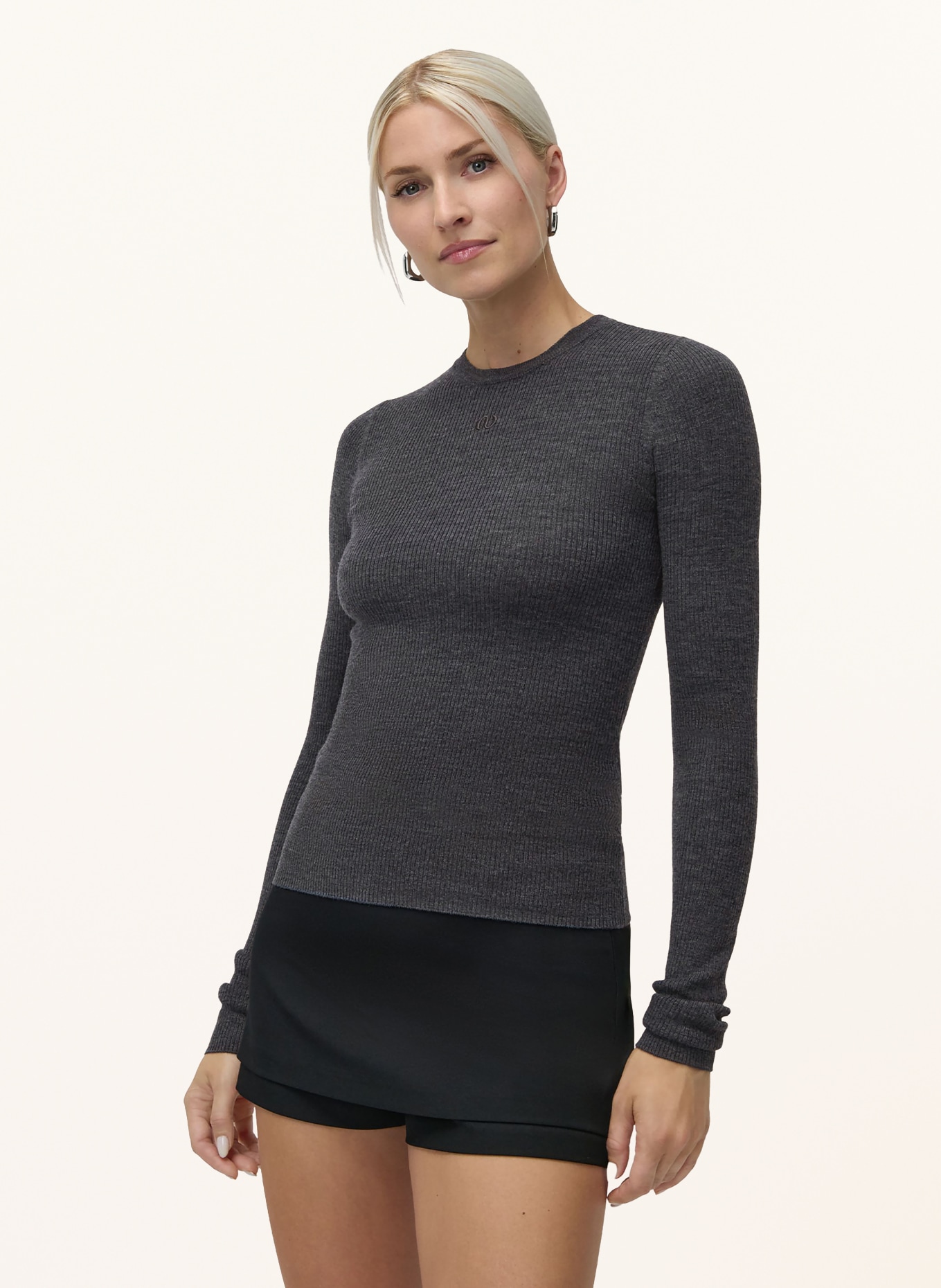 LeGer Studio Longsleeve CORIN: DONKERGRIJS
