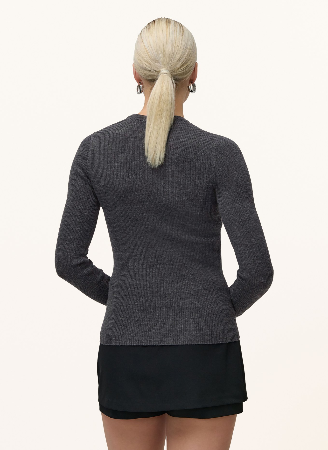 LeGer Studio Longsleeve CORIN: DONKERGRIJS