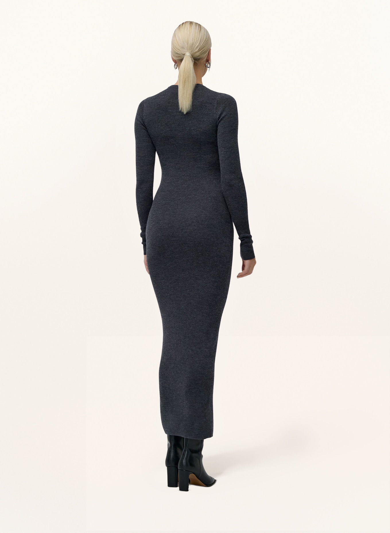 LeGer Studio MINA dress: DARK GRAY