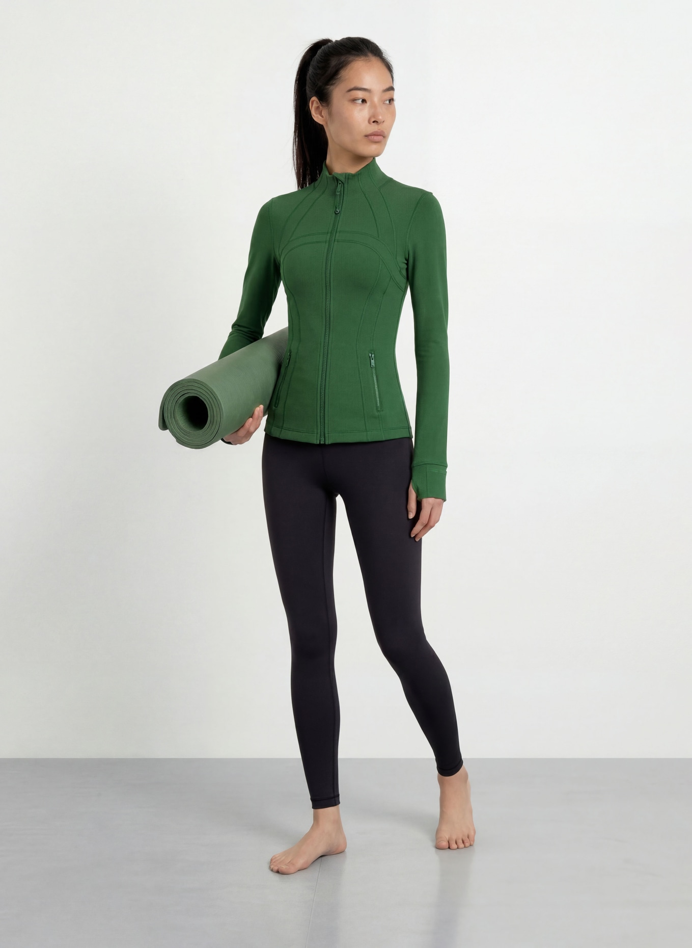 lululemon Yoga-Jacke DEFINE NULU™: GRÜN