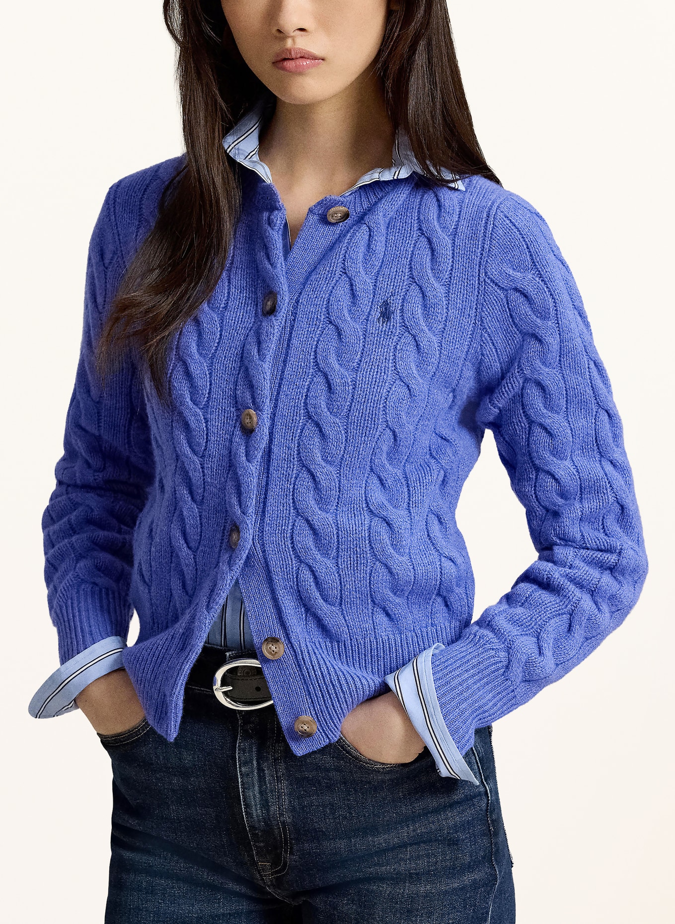 POLO RALPH LAUREN cardigan: BLEU