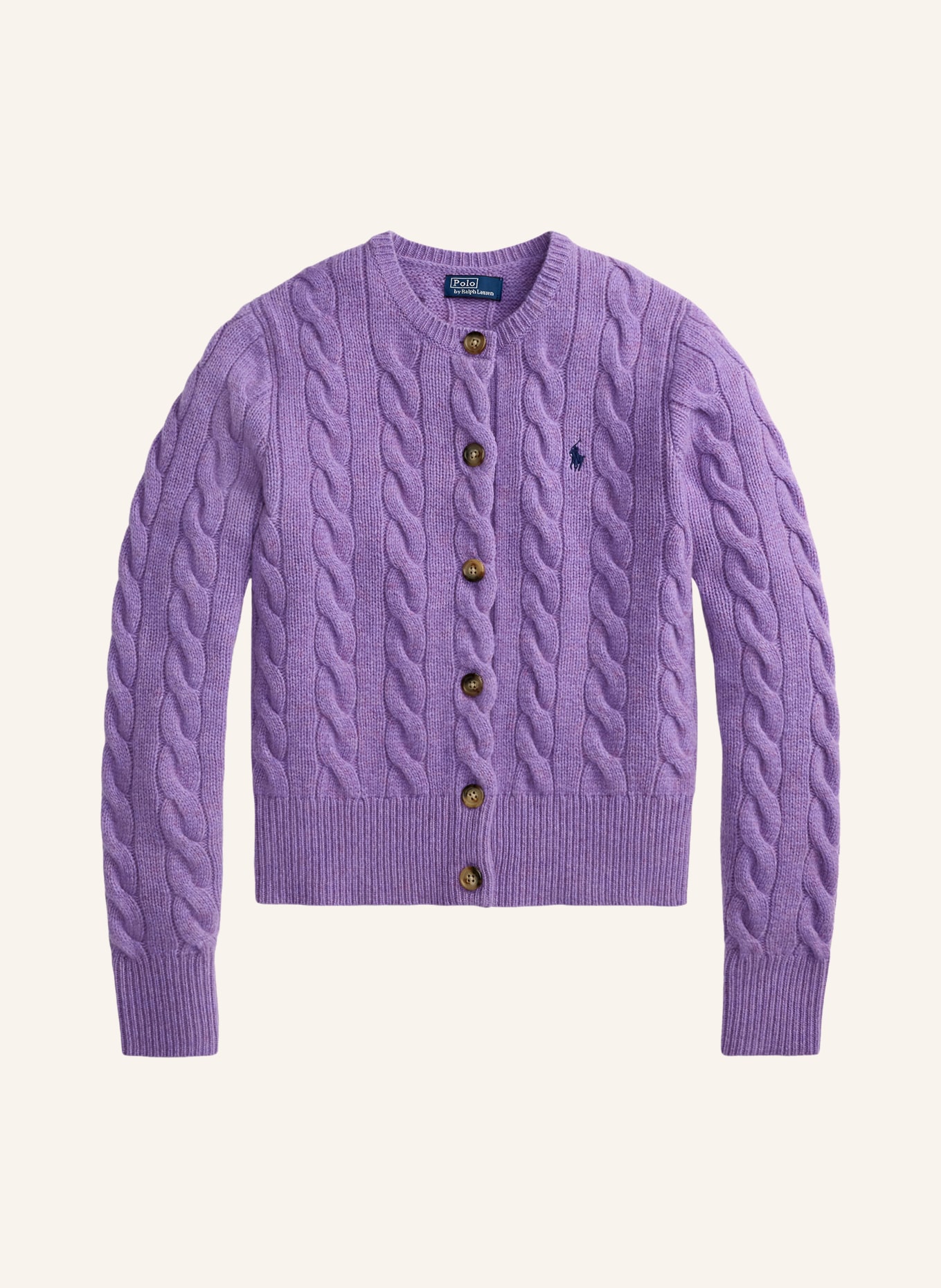 POLO RALPH LAUREN Strickjacke: LILA