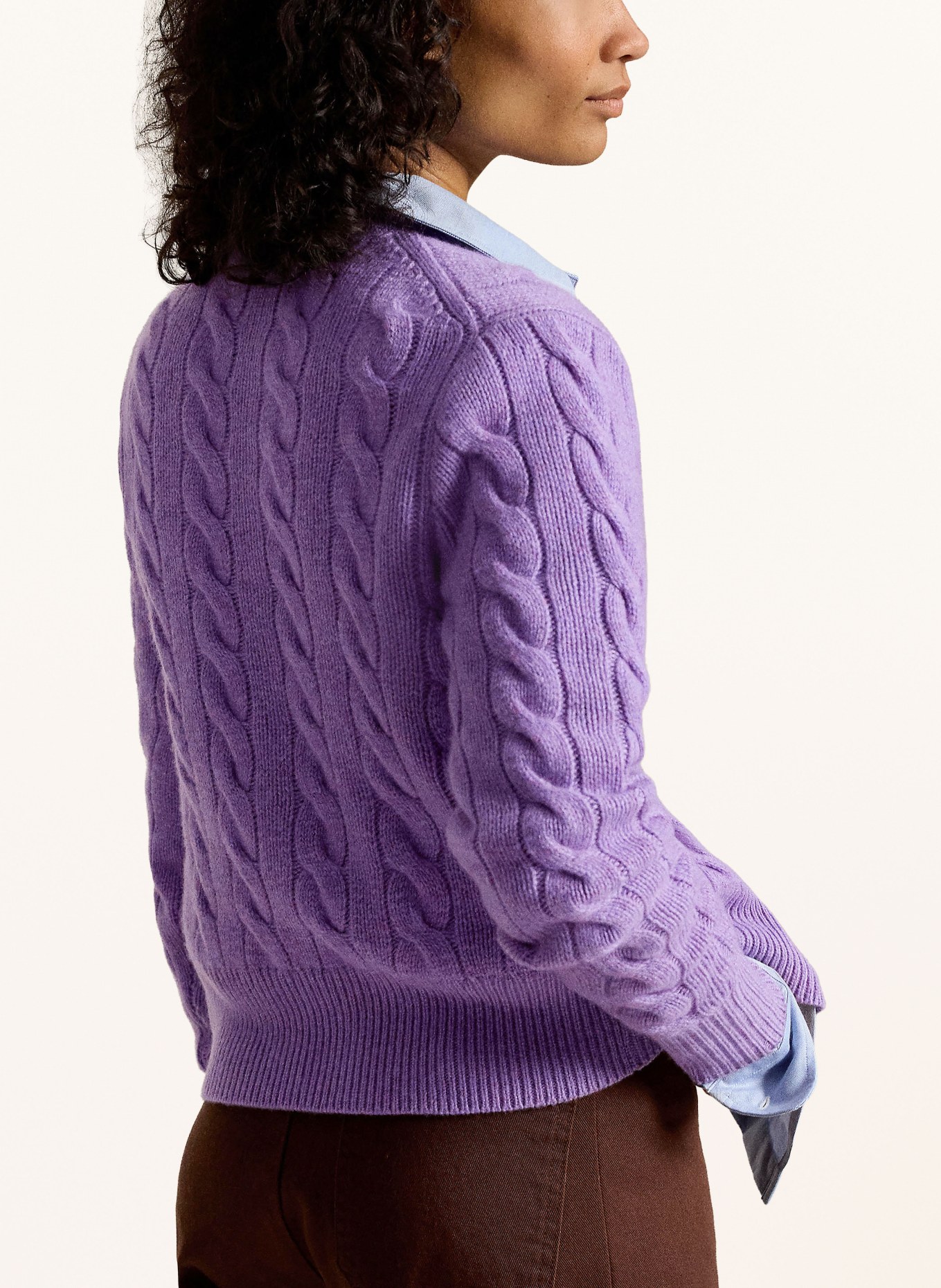 POLO RALPH LAUREN Strickjacke: LILA