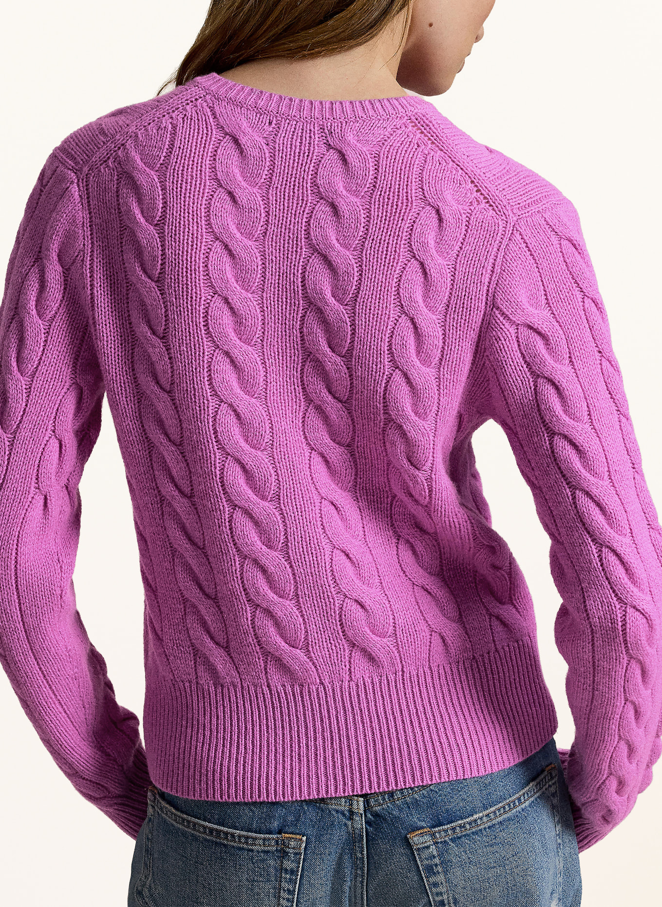 POLO RALPH LAUREN Strickjacke: FUCHSIA