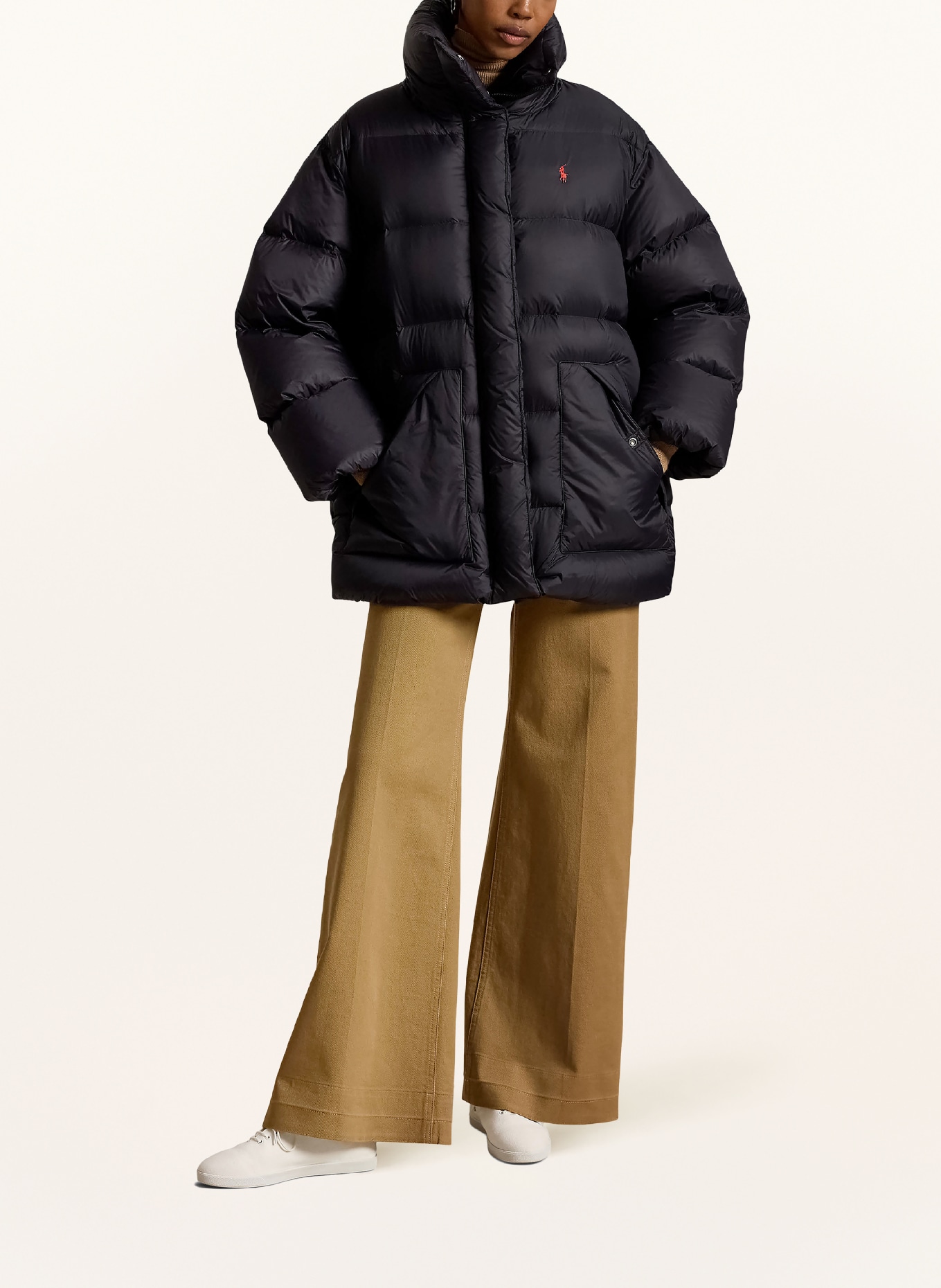 POLO RALPH LAUREN Daunenmantel: SCHWARZ