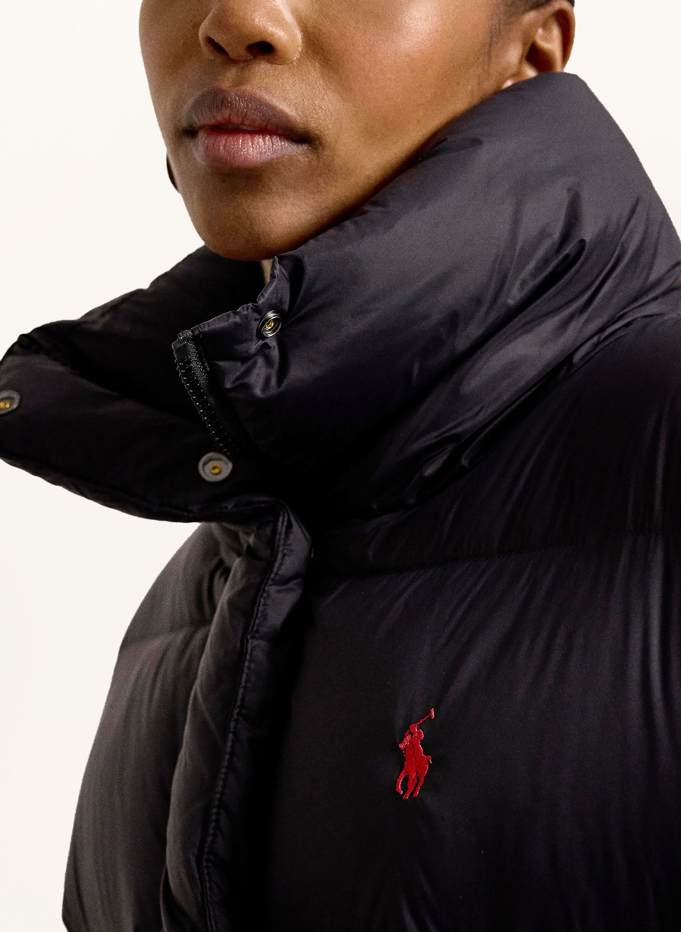 POLO RALPH LAUREN Daunenmantel: SCHWARZ