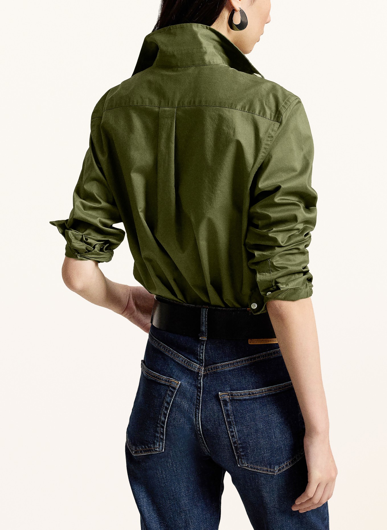 POLO RALPH LAUREN Skjortblus: OLIVGRÖN
