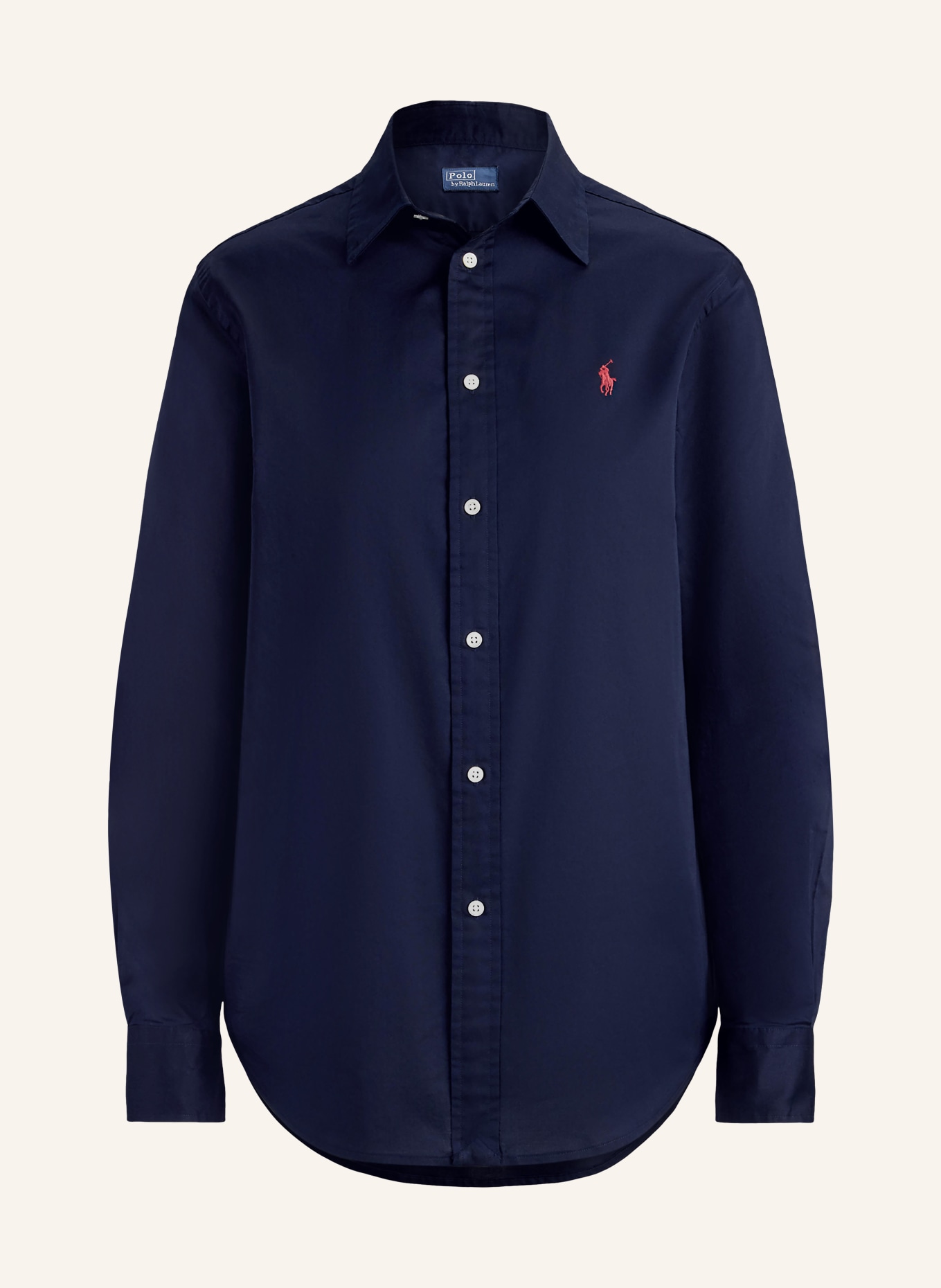 POLO RALPH LAUREN Skjortblus: MÖRKBLÅ