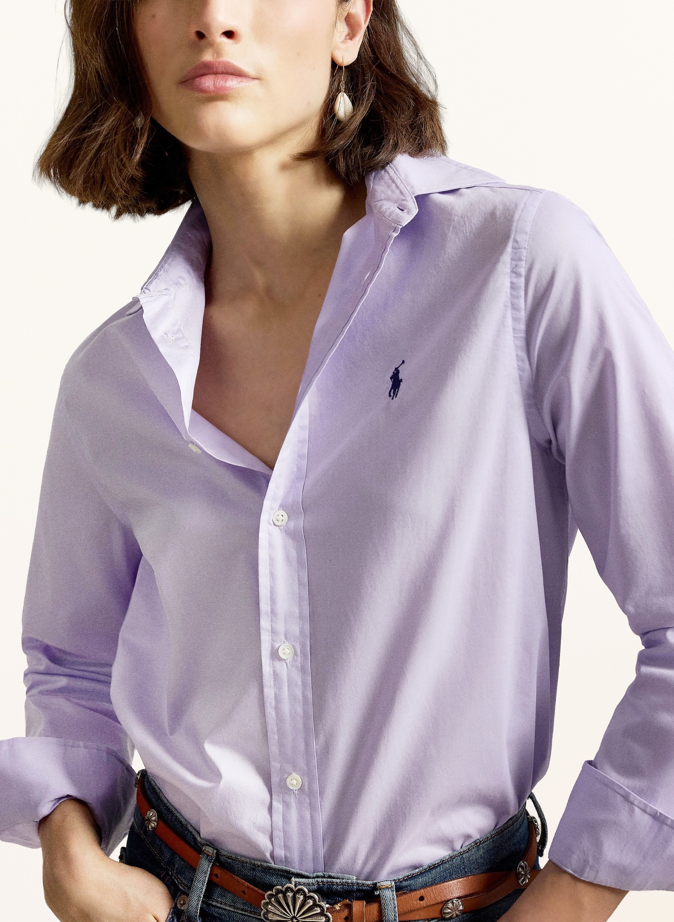 POLO RALPH LAUREN Bluză: MOV DESCHIS