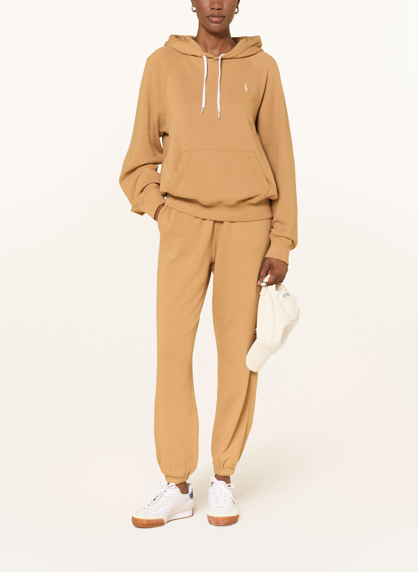 POLO RALPH LAUREN Mikina s kapucí ISLAND: VELBLOUDÍ