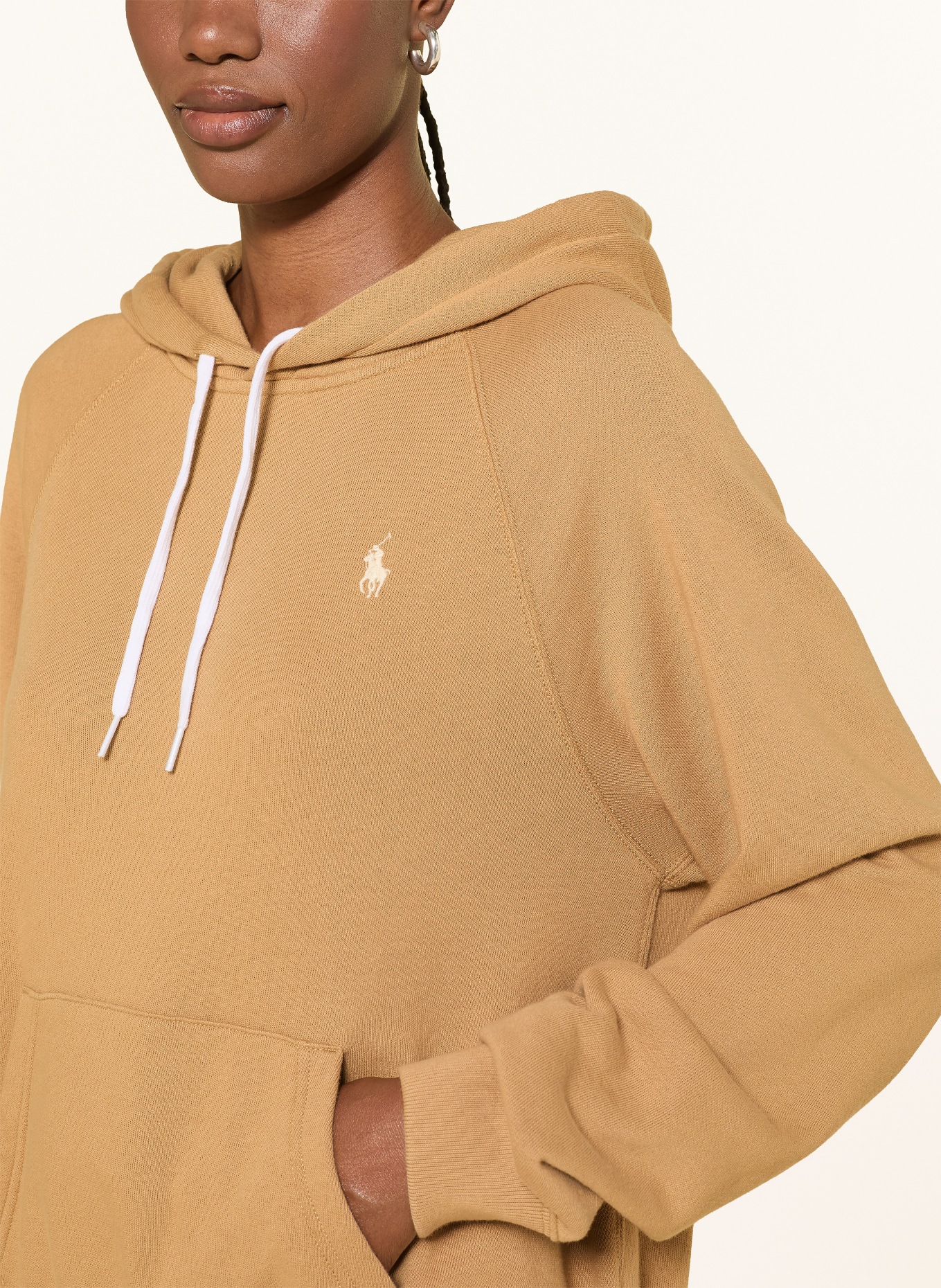 POLO RALPH LAUREN Mikina s kapucí ISLAND: VELBLOUDÍ