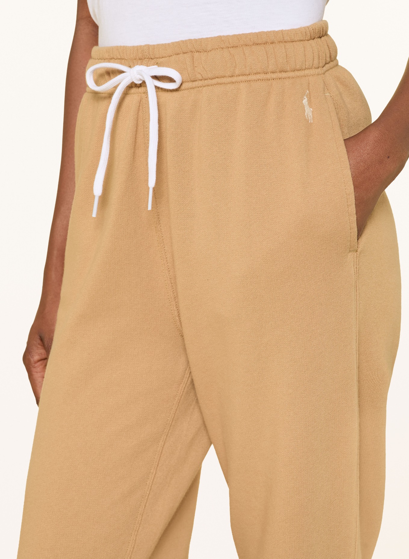 POLO RALPH LAUREN Spodnie dresowe ISLAND: CAMELOWY