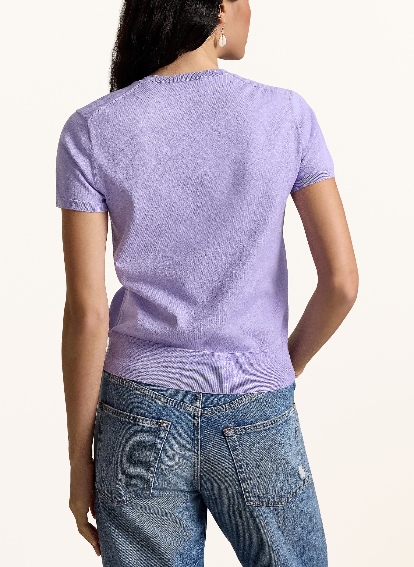 POLO RALPH LAUREN Knit shirt: LIGHT PURPLE