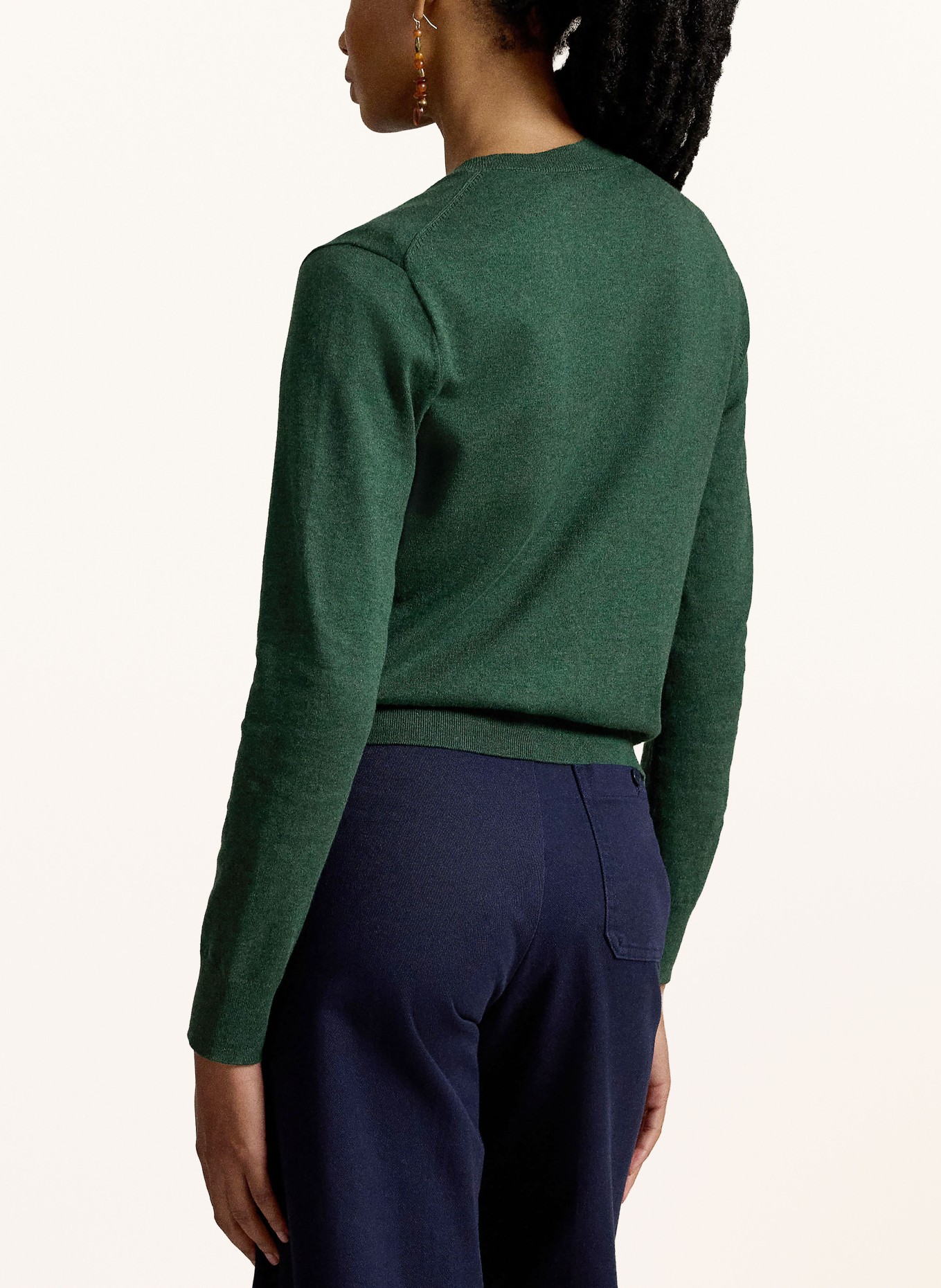 POLO RALPH LAUREN Strickjacke: DUNKELGRÜN
