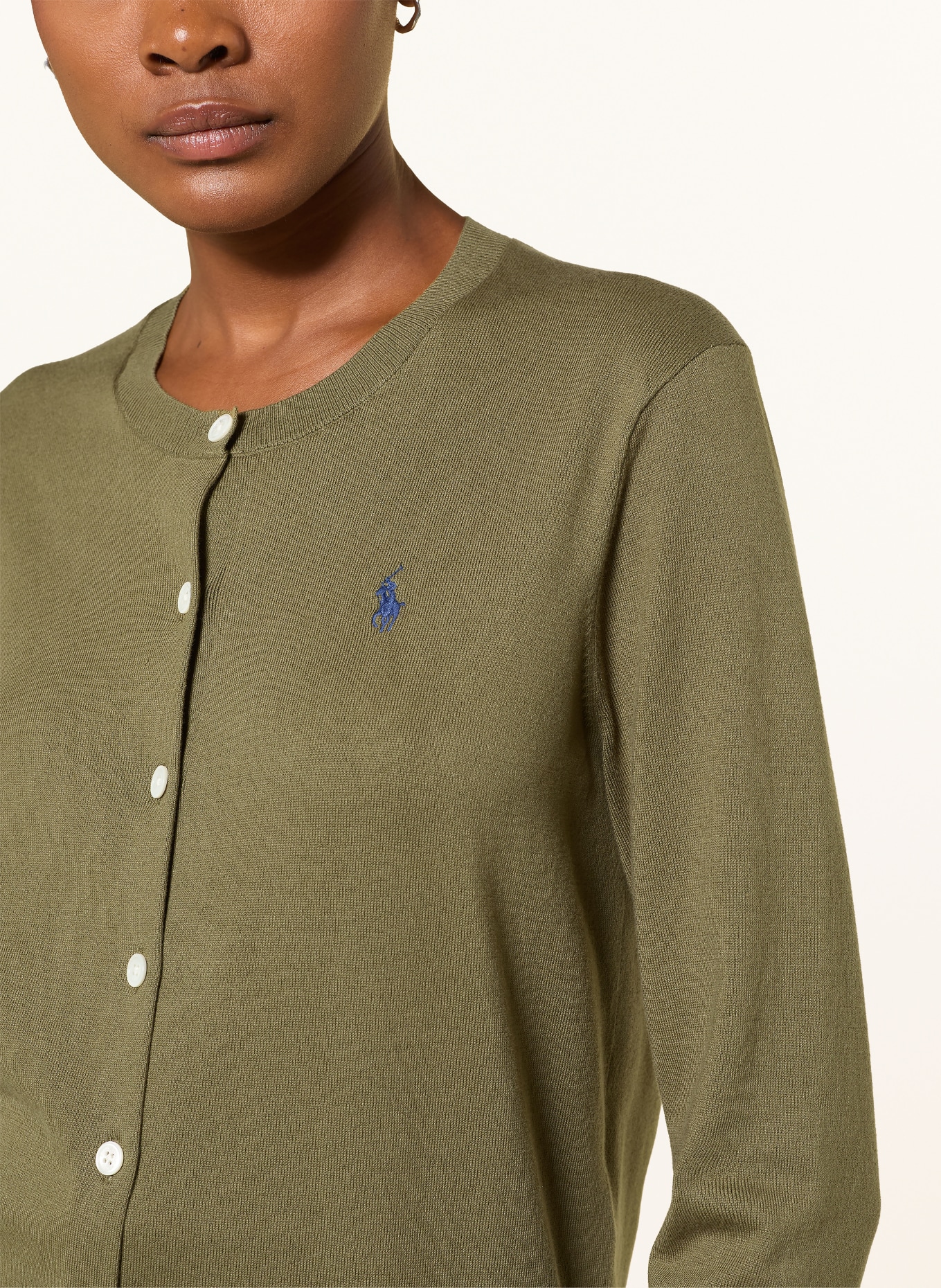 POLO RALPH LAUREN Strickjacke: KHAKI