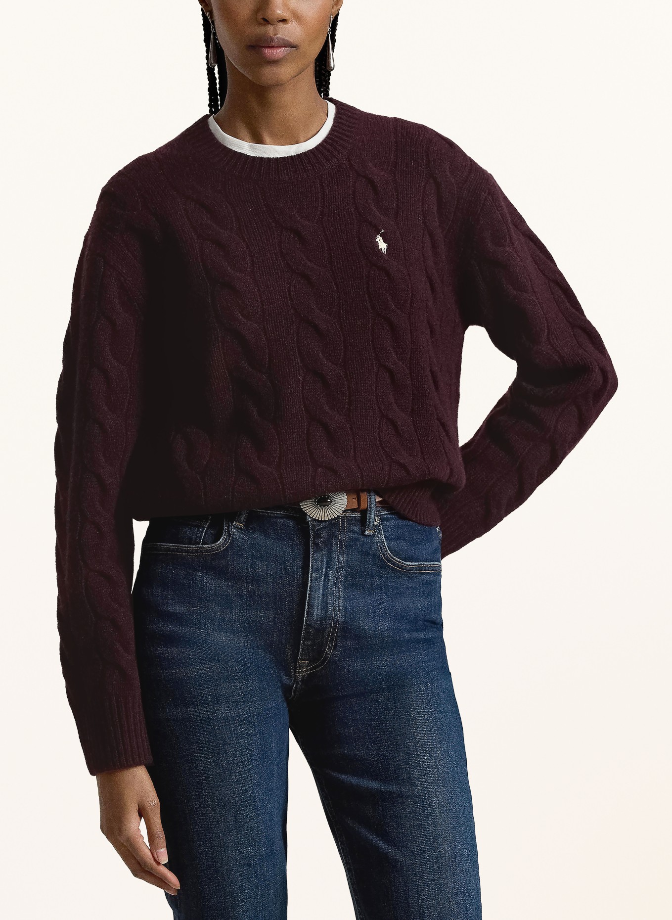 POLO RALPH LAUREN Pullover: SCHWARZ