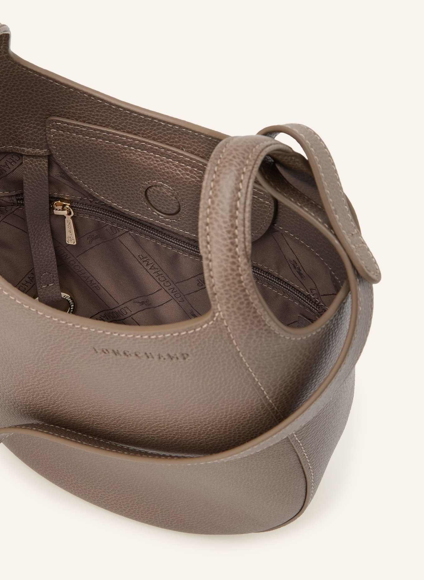 LONGCHAMP Umhängetasche LE FOULONNÉ SMALL: TAUPE
