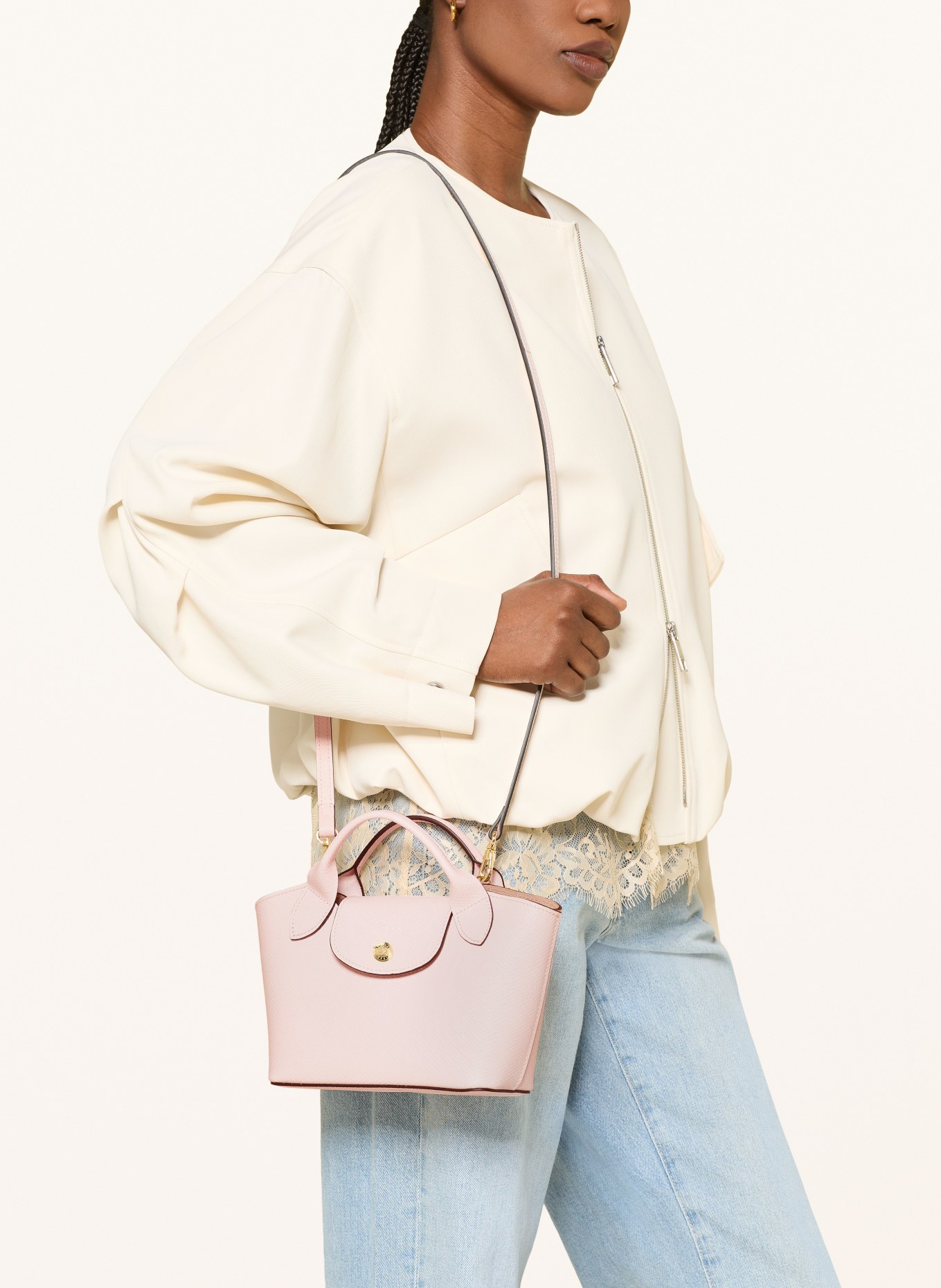 LONGCHAMP Handtasche ÉPURE XS: HELLROSA