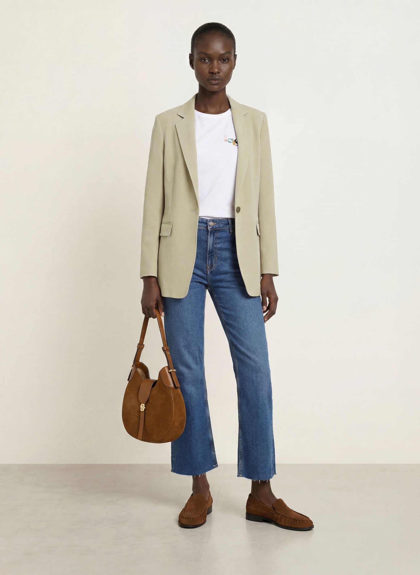 BOSS Blazerweste JABLA: BEIGE