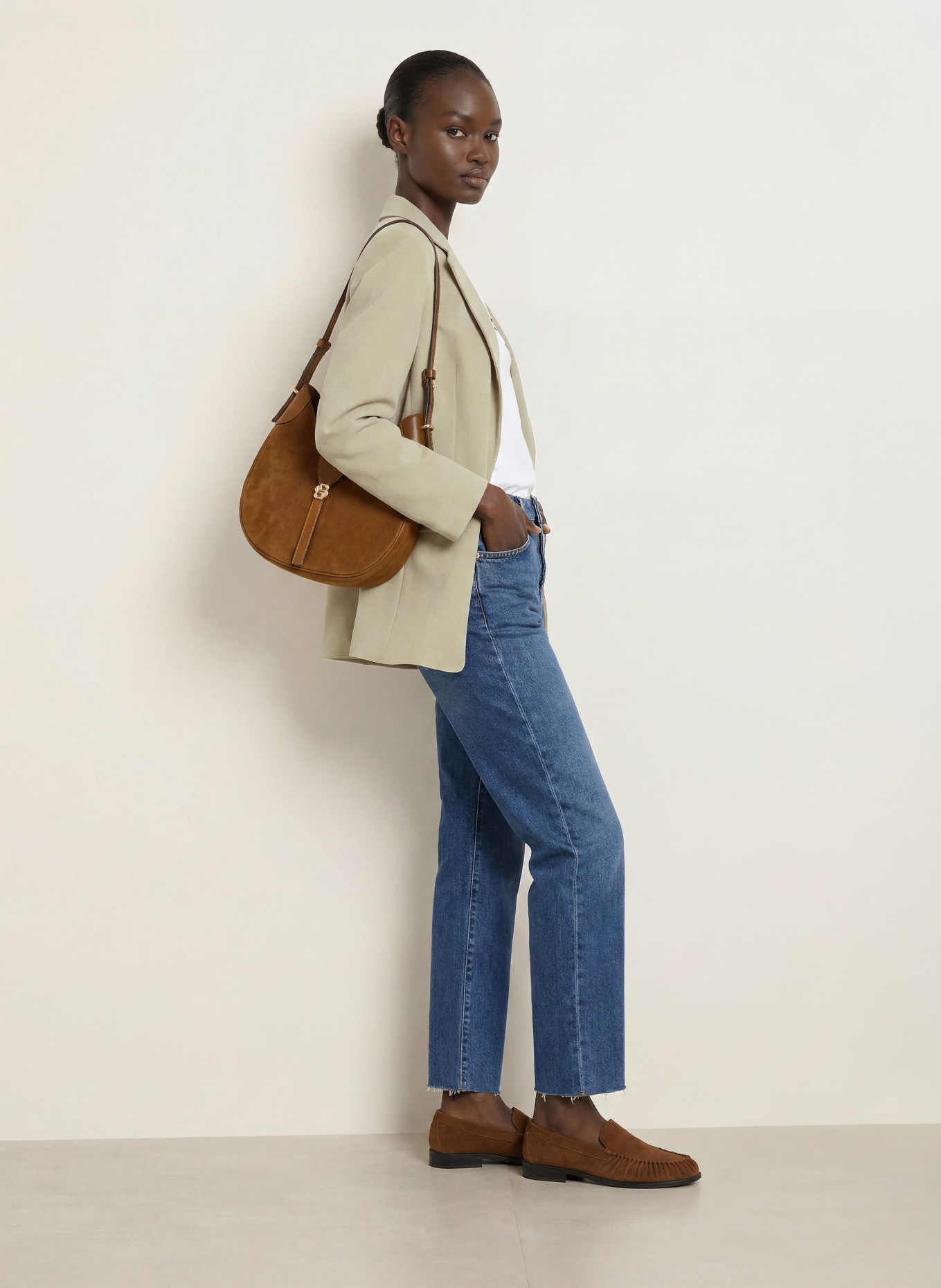 BOSS Blazerweste JABLA: BEIGE