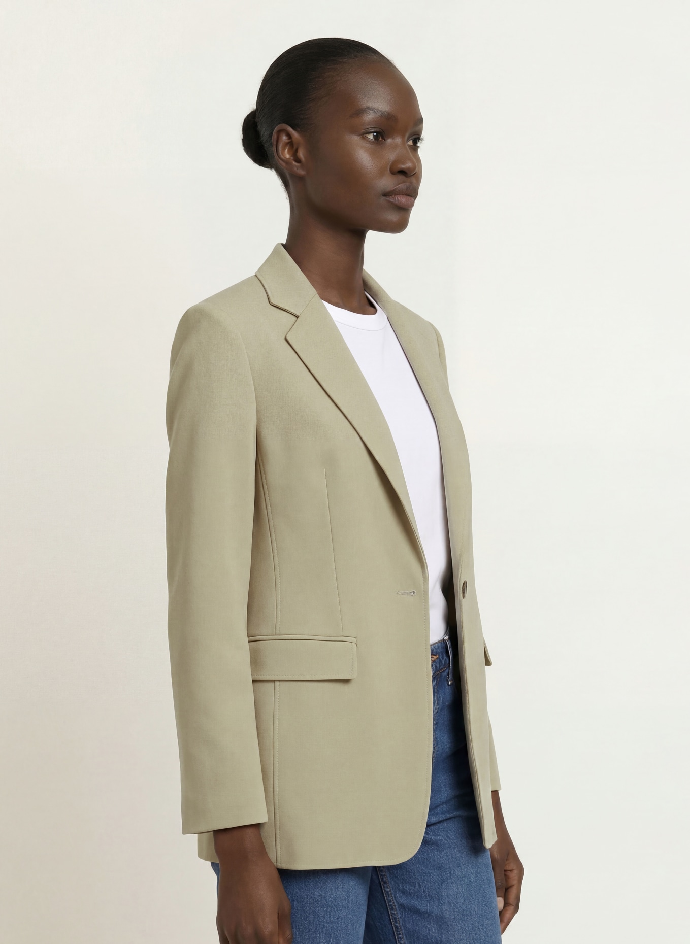 BOSS Blazerweste JABLA: BEIGE