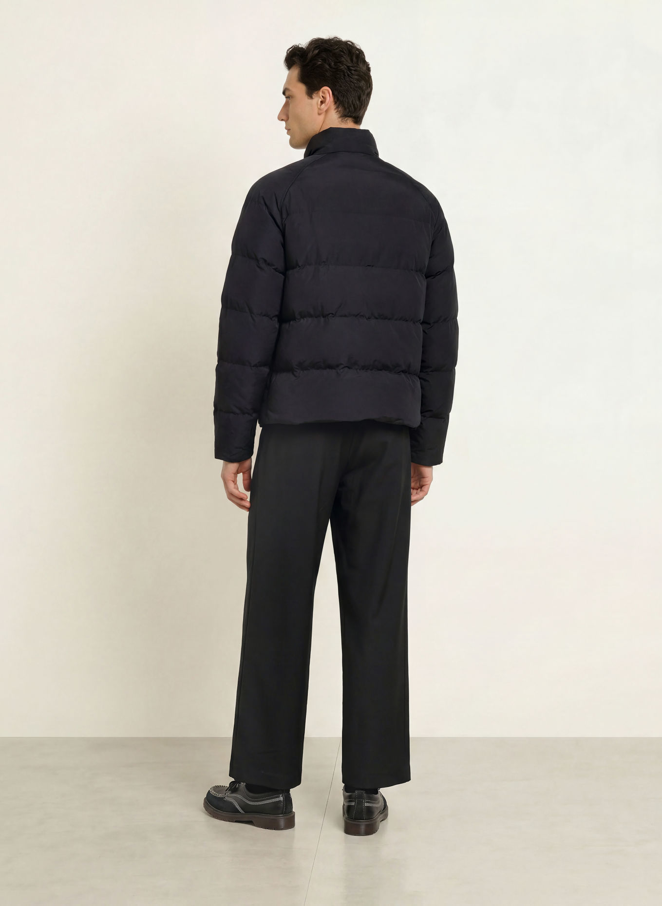FRED PERRY Quilted jacket: BLACK