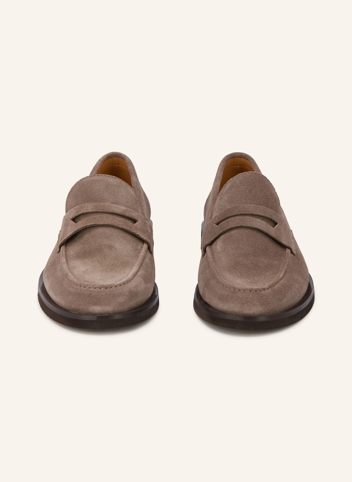 MRS & HUGS Penny-loafers: TAUPE