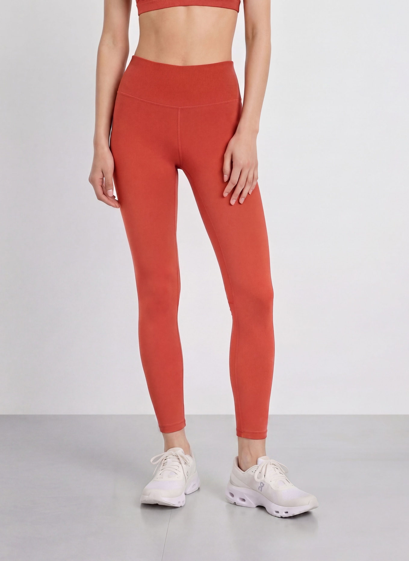 VARLEY Collants ALWAYS HIGH RISE: ORANGE FONCÉ