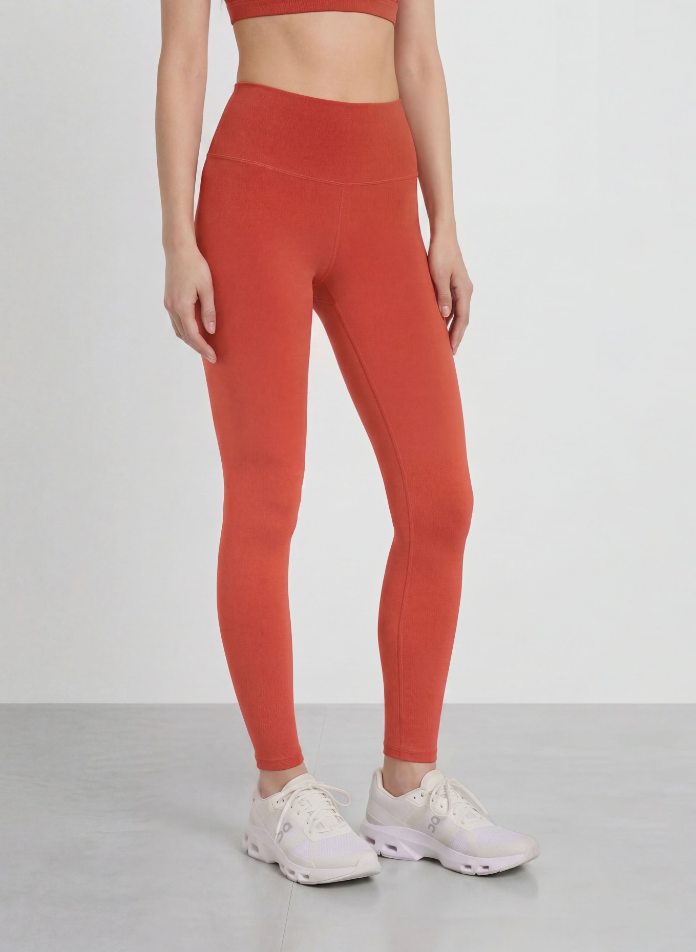 VARLEY Collants ALWAYS HIGH RISE: ORANGE FONCÉ