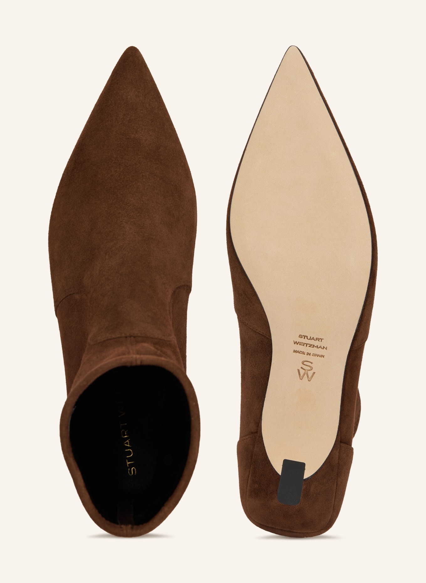 STUART WEITZMAN Enkellaarsjes VINNIE BOOTIE 50: BRUIN