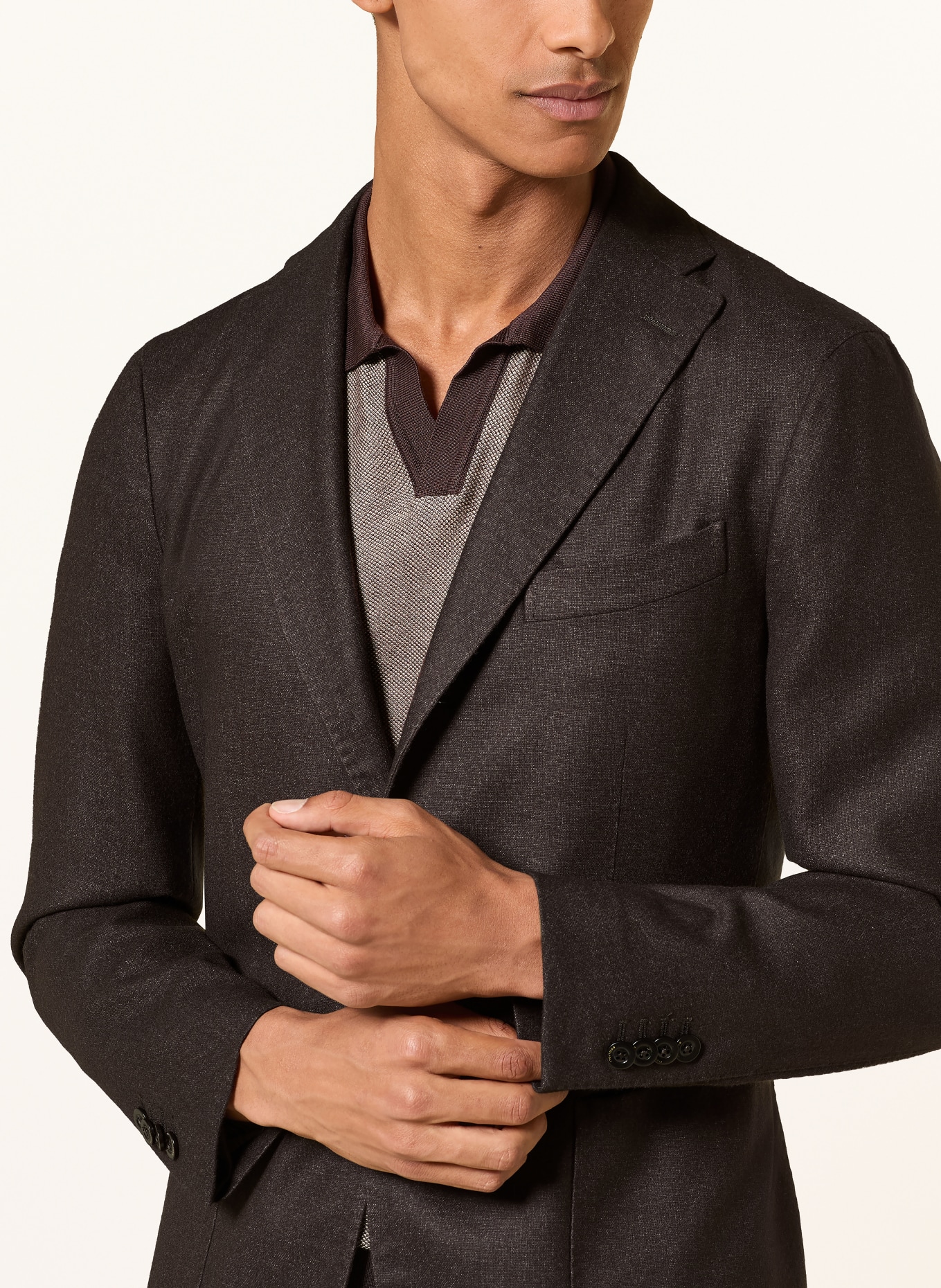 BOGLIOLI Sakko Extra Slim Fit: DUNKELBRAUN